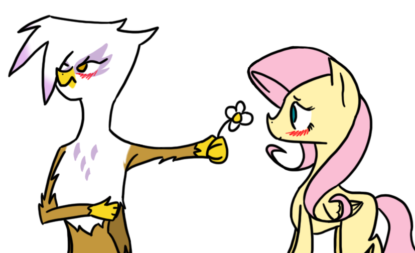 Подарок - My Little Pony, Gilda, Fluttershy, Шиппинг