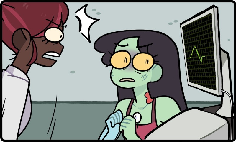 Heart failure - Zomcom, Comics, Longpost, Zombie