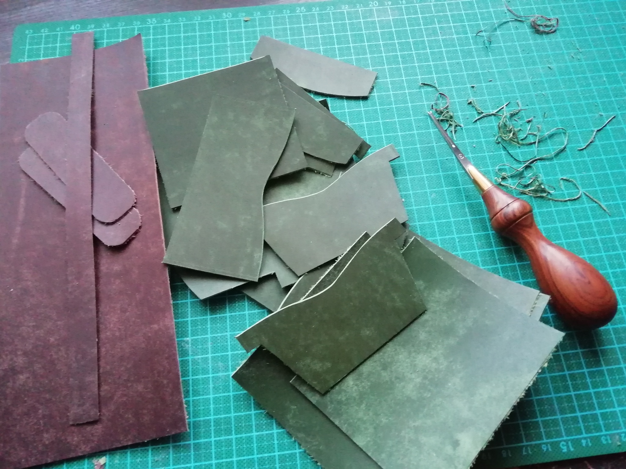 DIY classic leather wallet - My, Longpost, Leather products, Handmade, Needlework with process, Wallet