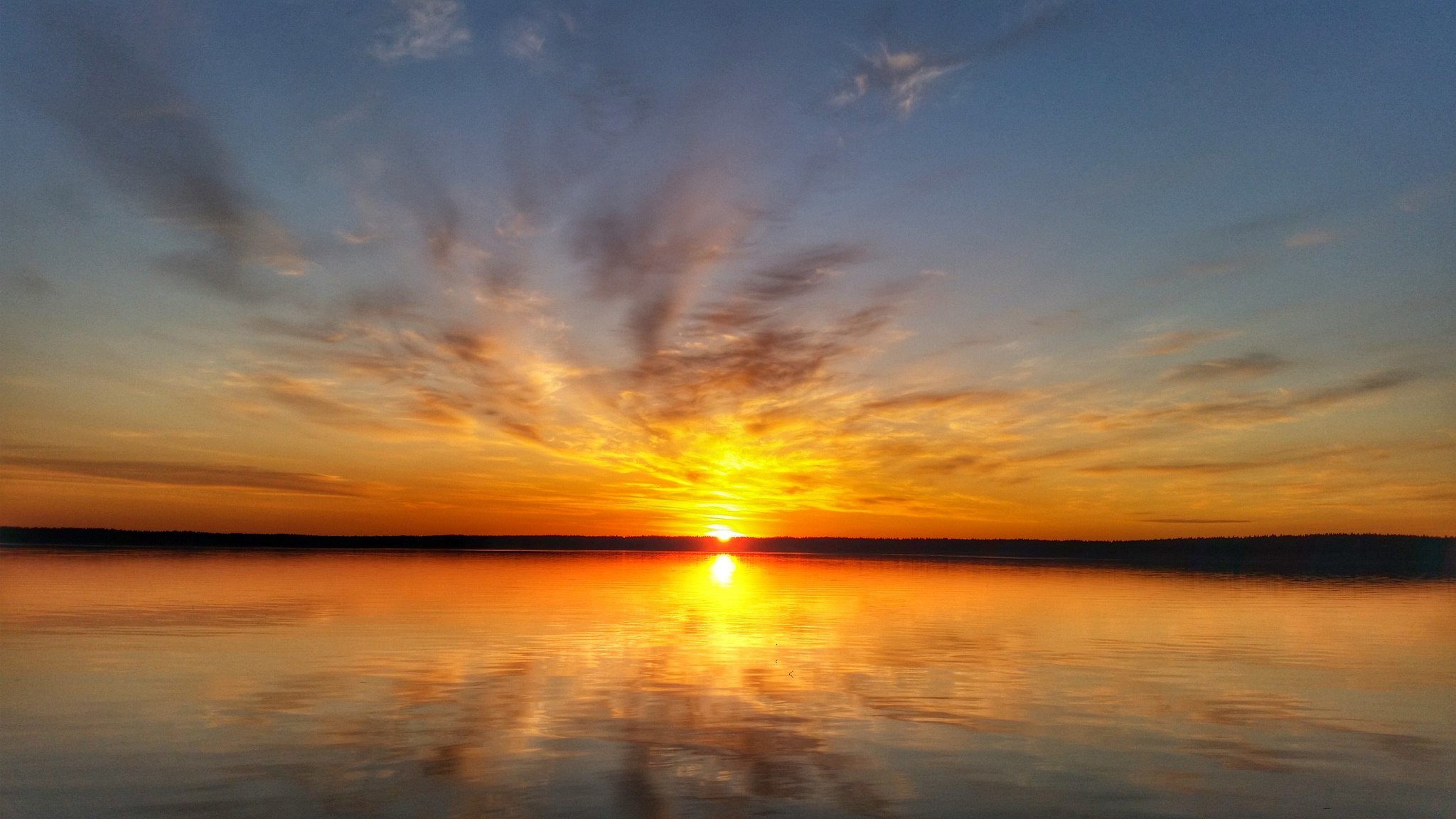 Do you love sunsets? I have them - My, Sunset, The photo, Lake, Longpost