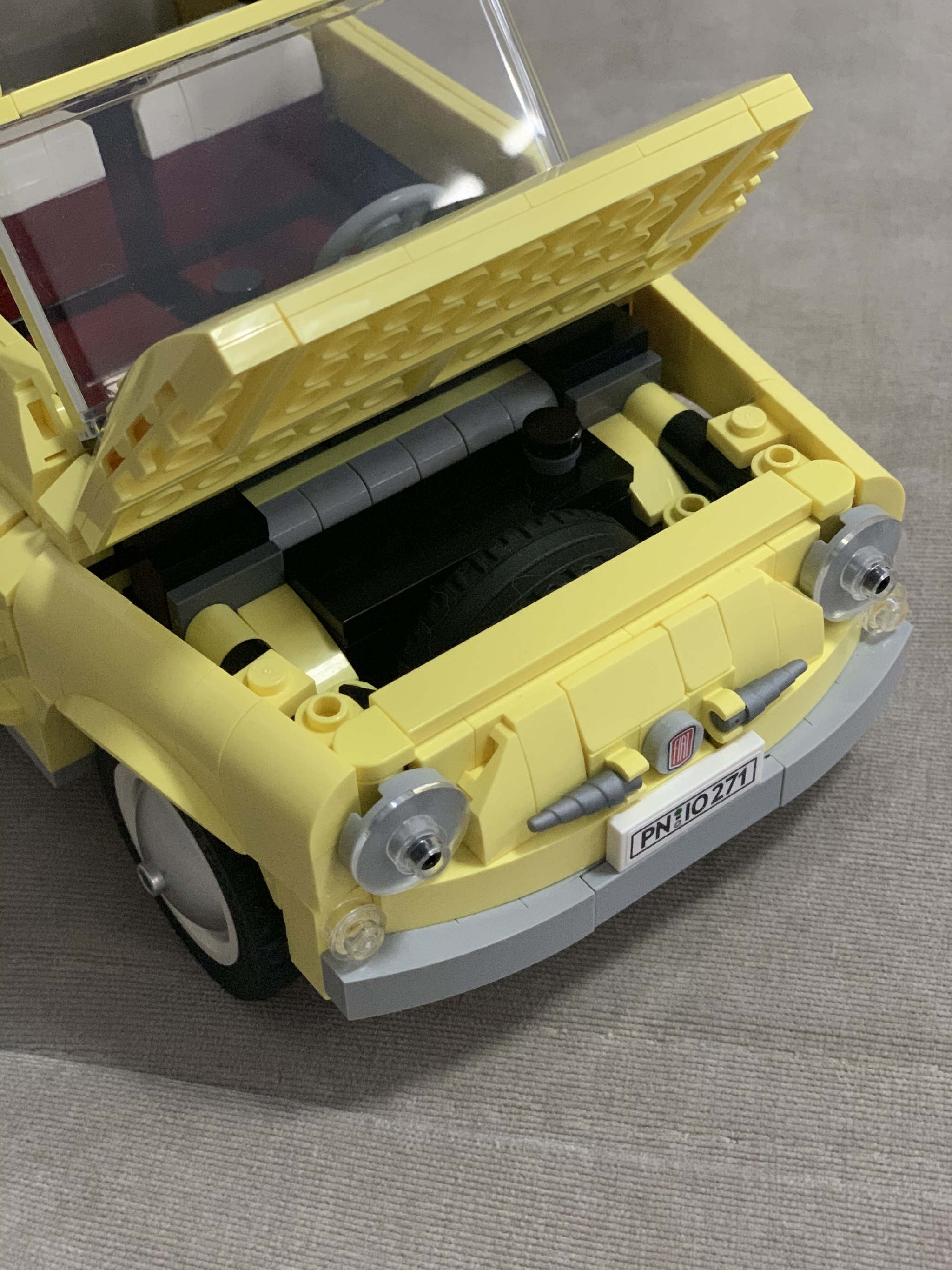 Lego Fiat 500 - My, Fiat, Quarantine, Longpost, Lego