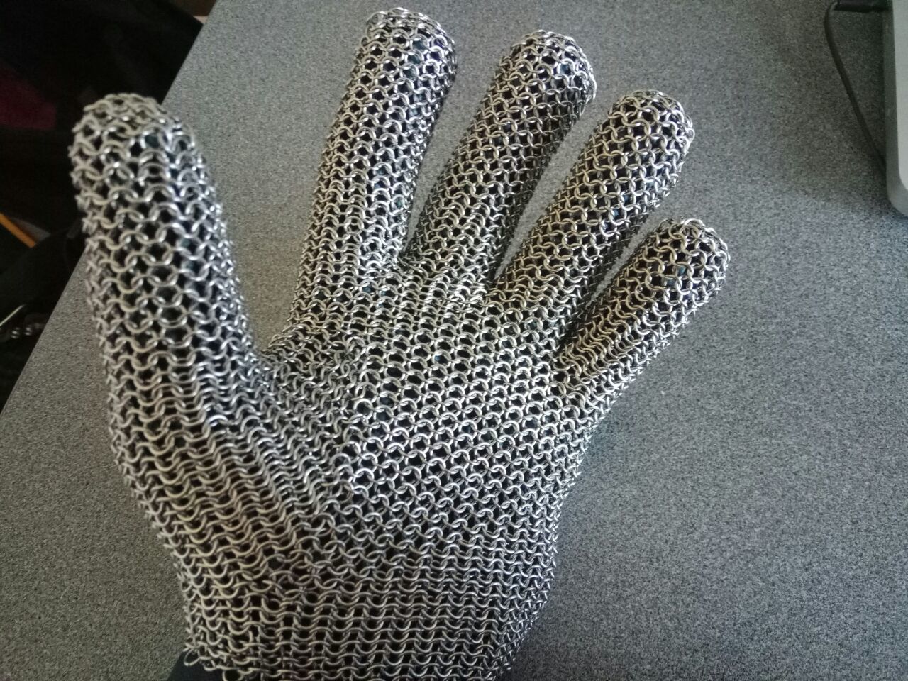 Boner's Glove - My, Longpost, Needlework with process, Gloves, Chain mail