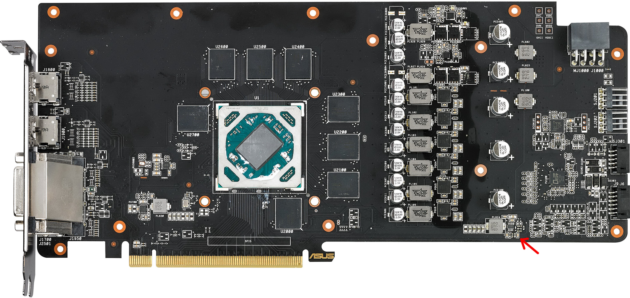 Help me identify the SMD capacitor on the video card - SMD Capacitors, Need help with repair