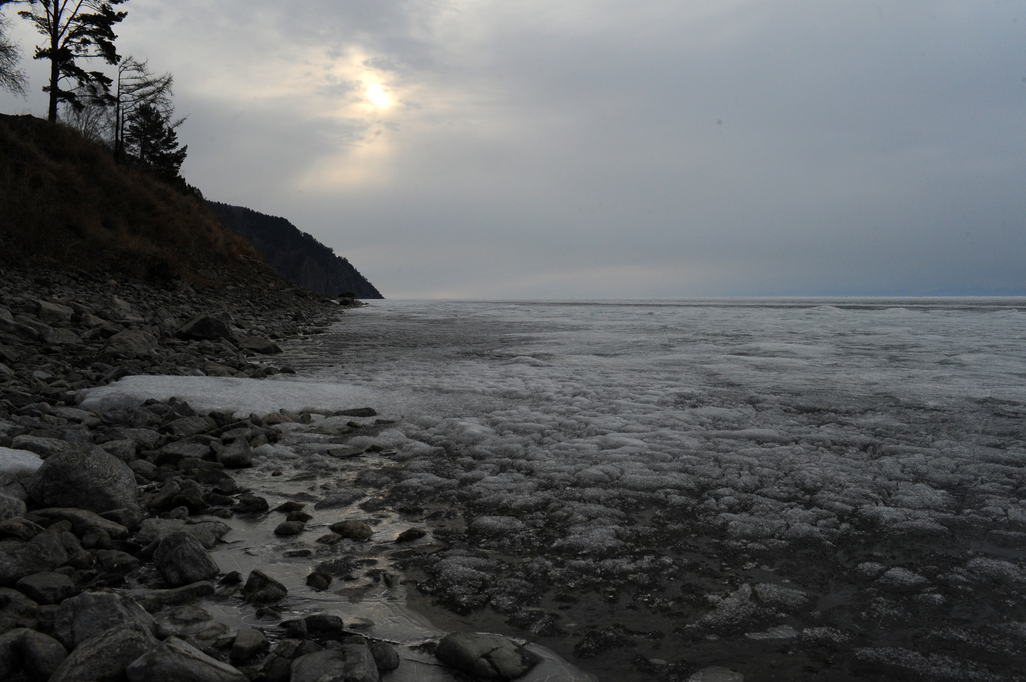 Photo from Circum-Baikal Railway - My, CBWC, Baikal, Quarantine, Irkutsk, Kultuk, Spring, Railway, Longpost