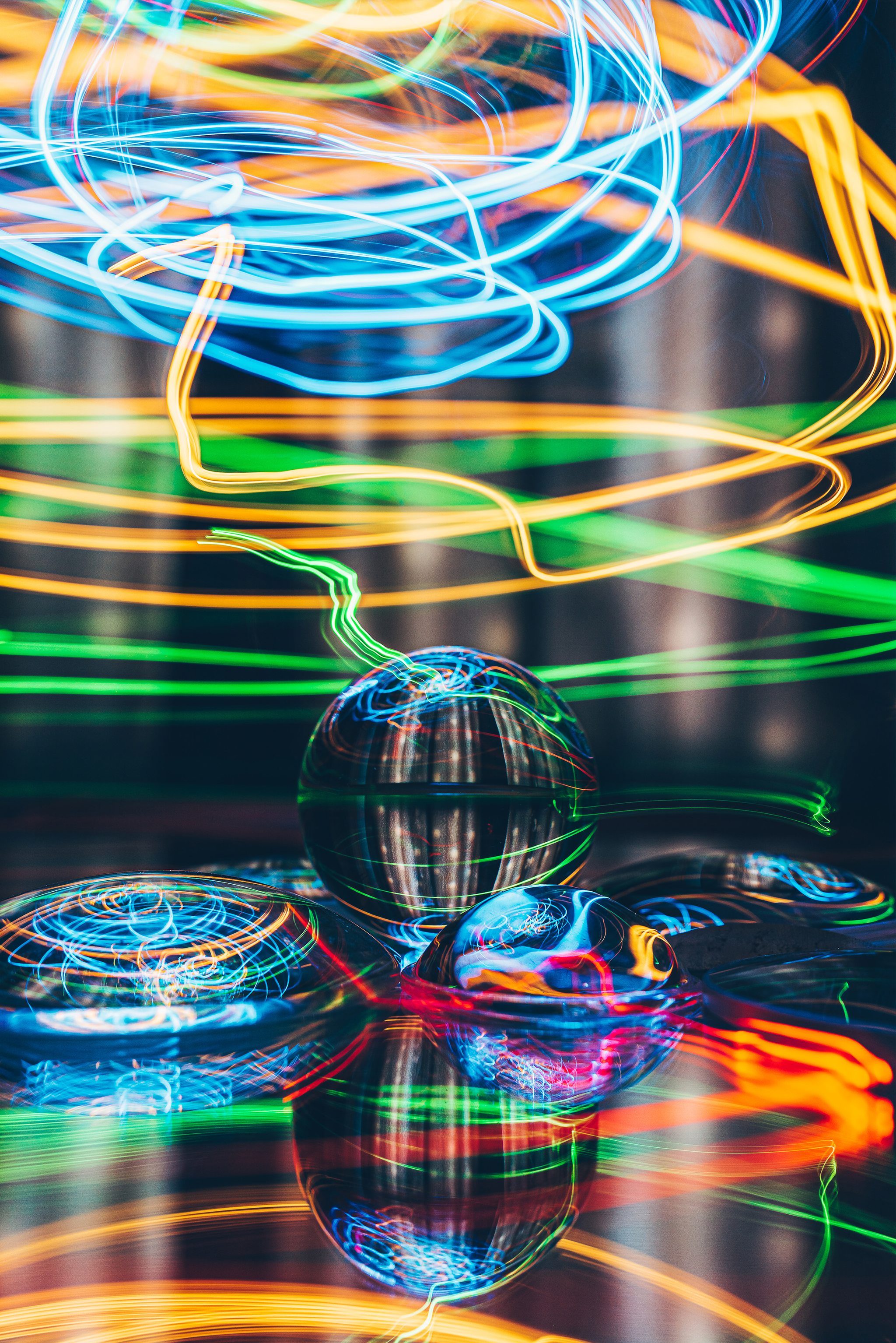 Night experiments at home with lenses, garland and long exposure - My, Photographer, The photo, Long exposure, Old lens, Nikon, PHOTOSESSION, Garland, Longpost