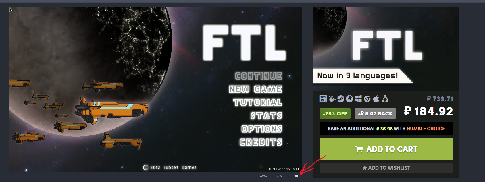 Демка FTL: Faster Than Light в браузере - Faster Than Light, Стратегия, Roguelike, Игры, Браузерные игры, Онлайн-Игры