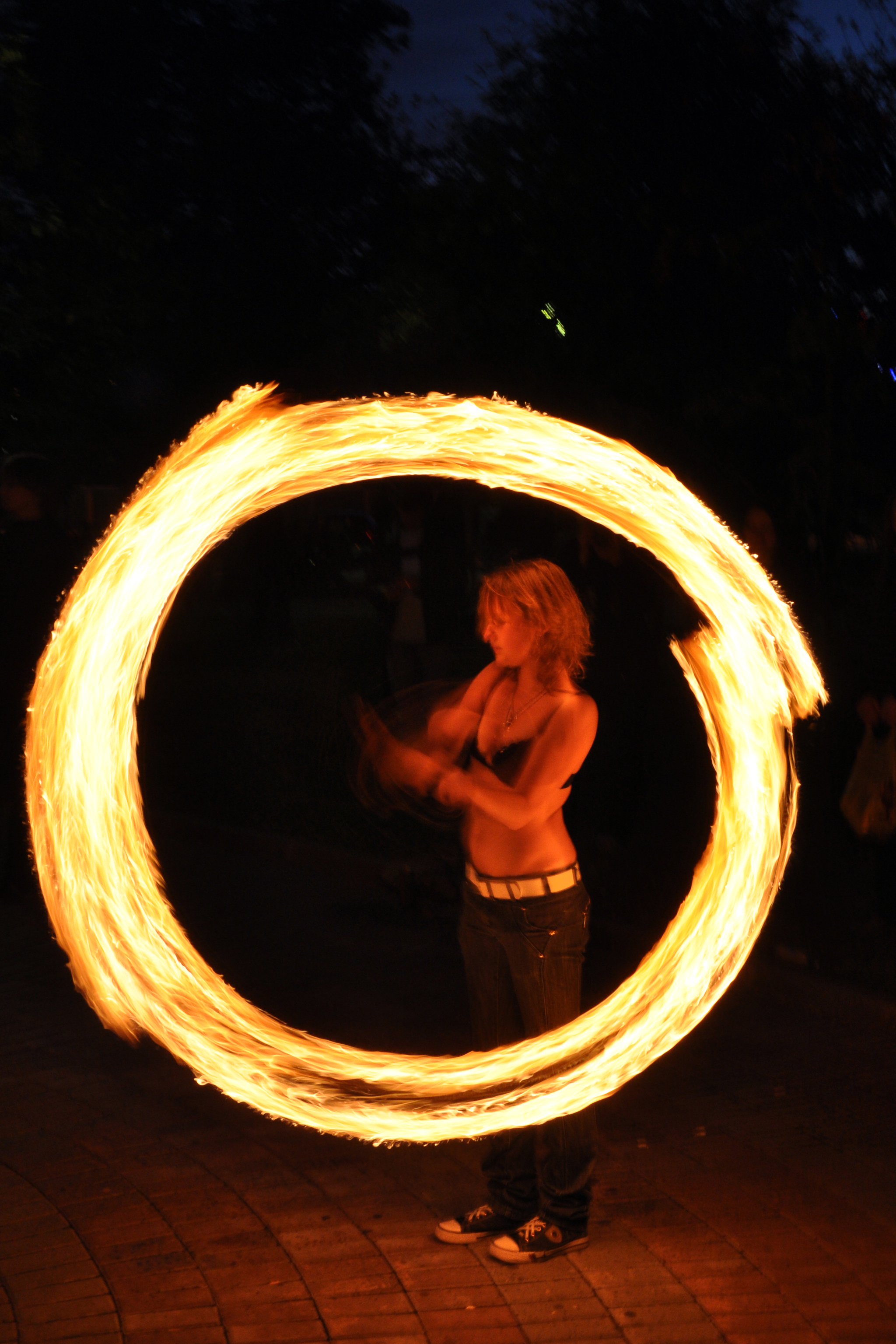 Firemen - My, Fire show, Fire, LEDs, Moscow, Bolotnaya Square, The photo, Nikon, Longpost