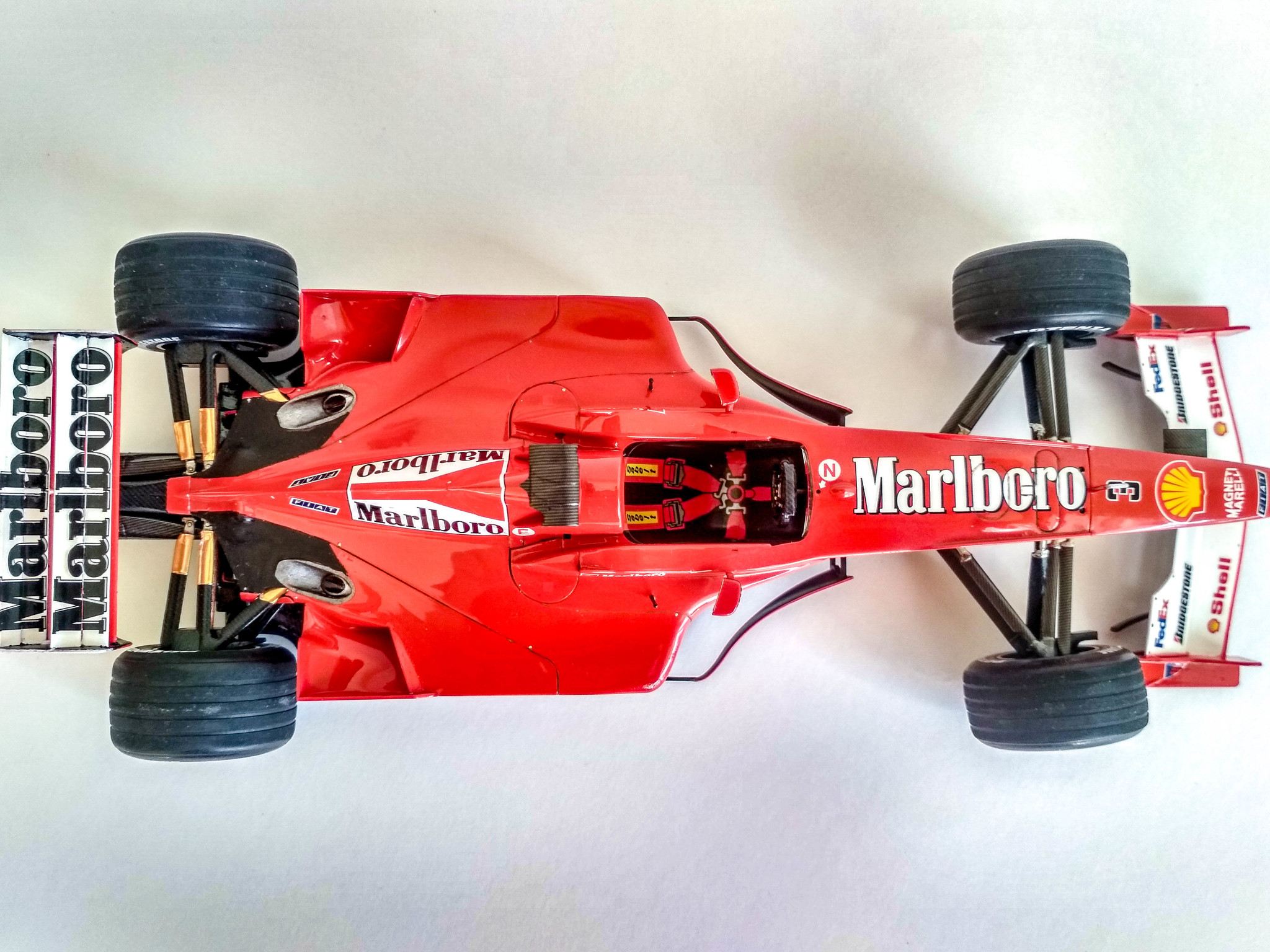 Ferrari F1-2000 in 1:20 scale - My, Ferrari, Tamiya, Michael Schumacher, Formula 1, Longpost