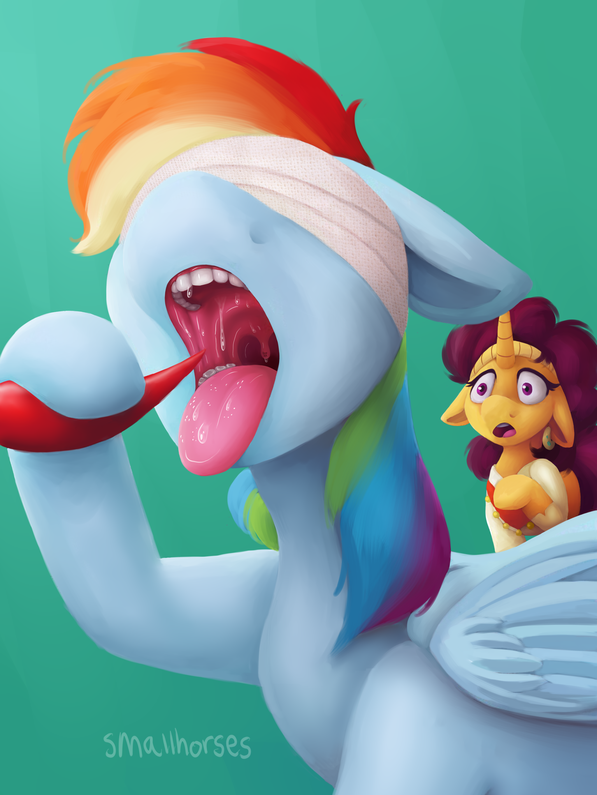 Red Hot Chili Peppers - My little pony, Rainbow dash, Saffron masala