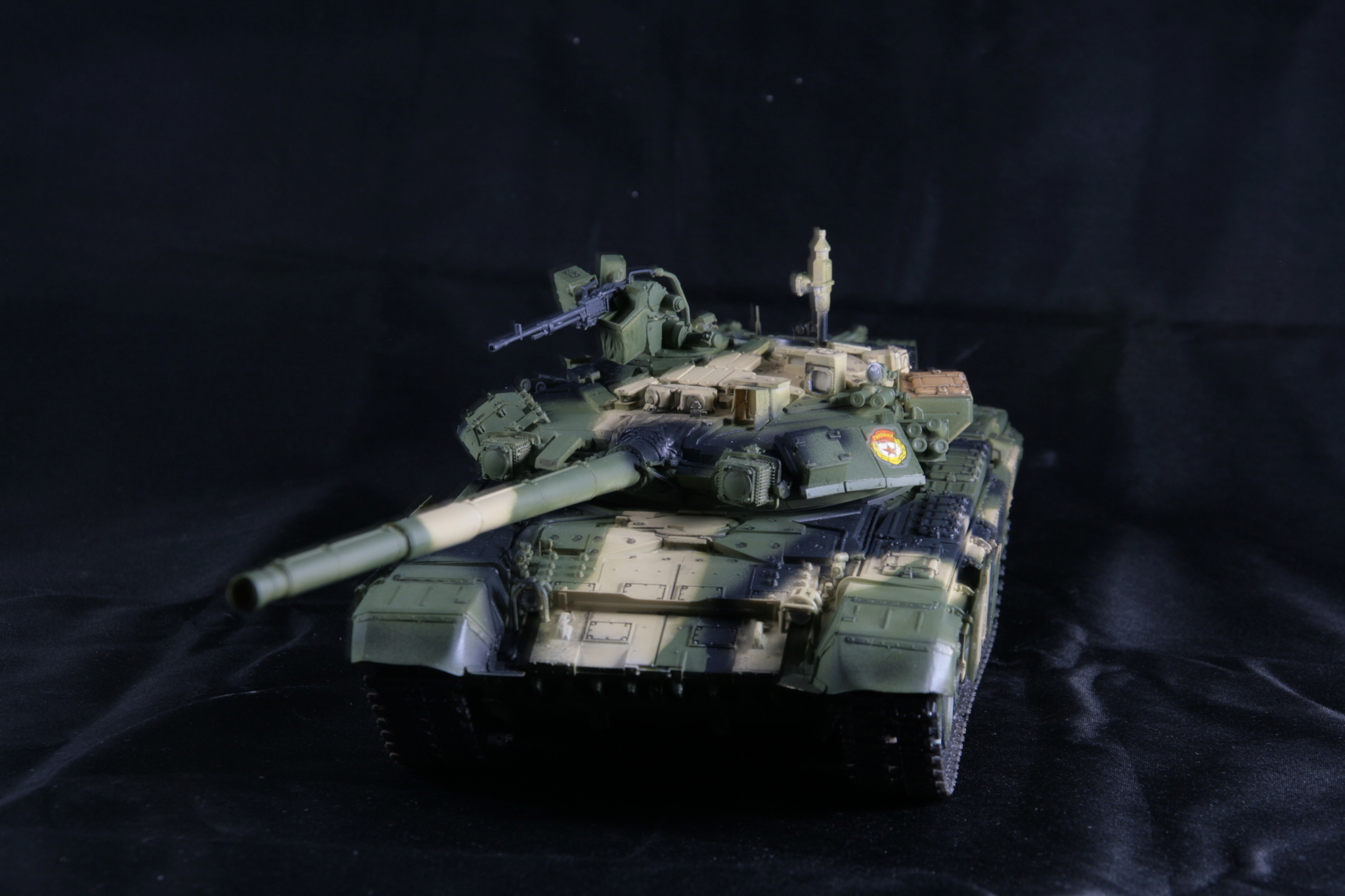 T-90A Vladimir (object 188A2) - My, Stand modeling, t-90, Tanks, Russian tank, Parade, Airbrush, Longpost