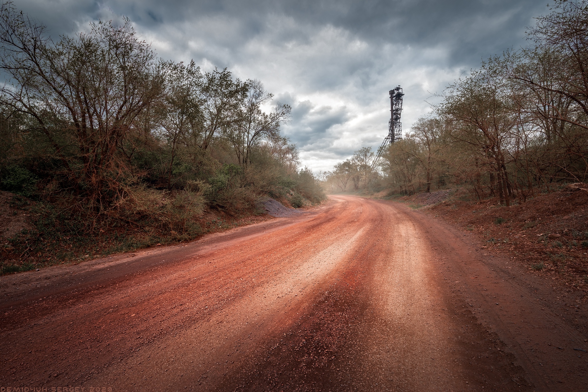 Railway roads of Krivbass) - My, Landscape, The photo, Color, Atmosphere, Direction, Ore