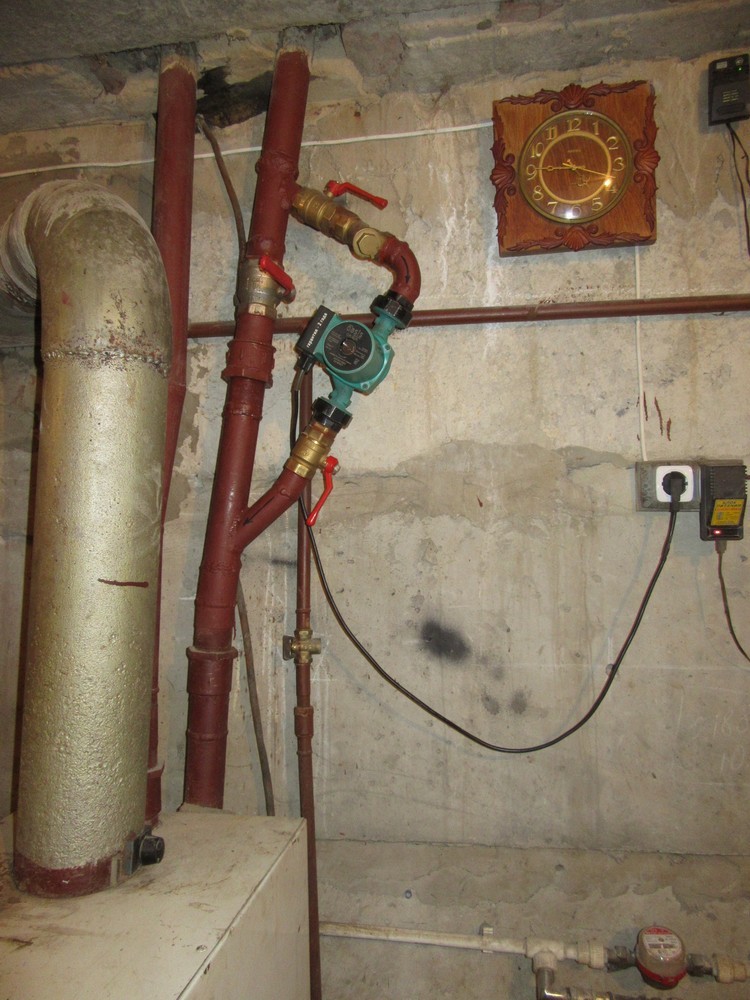 Bypass in a private house - My, Heating, Repair, Reconstruction, Pipe, Radiator, Gas boiler, Longpost