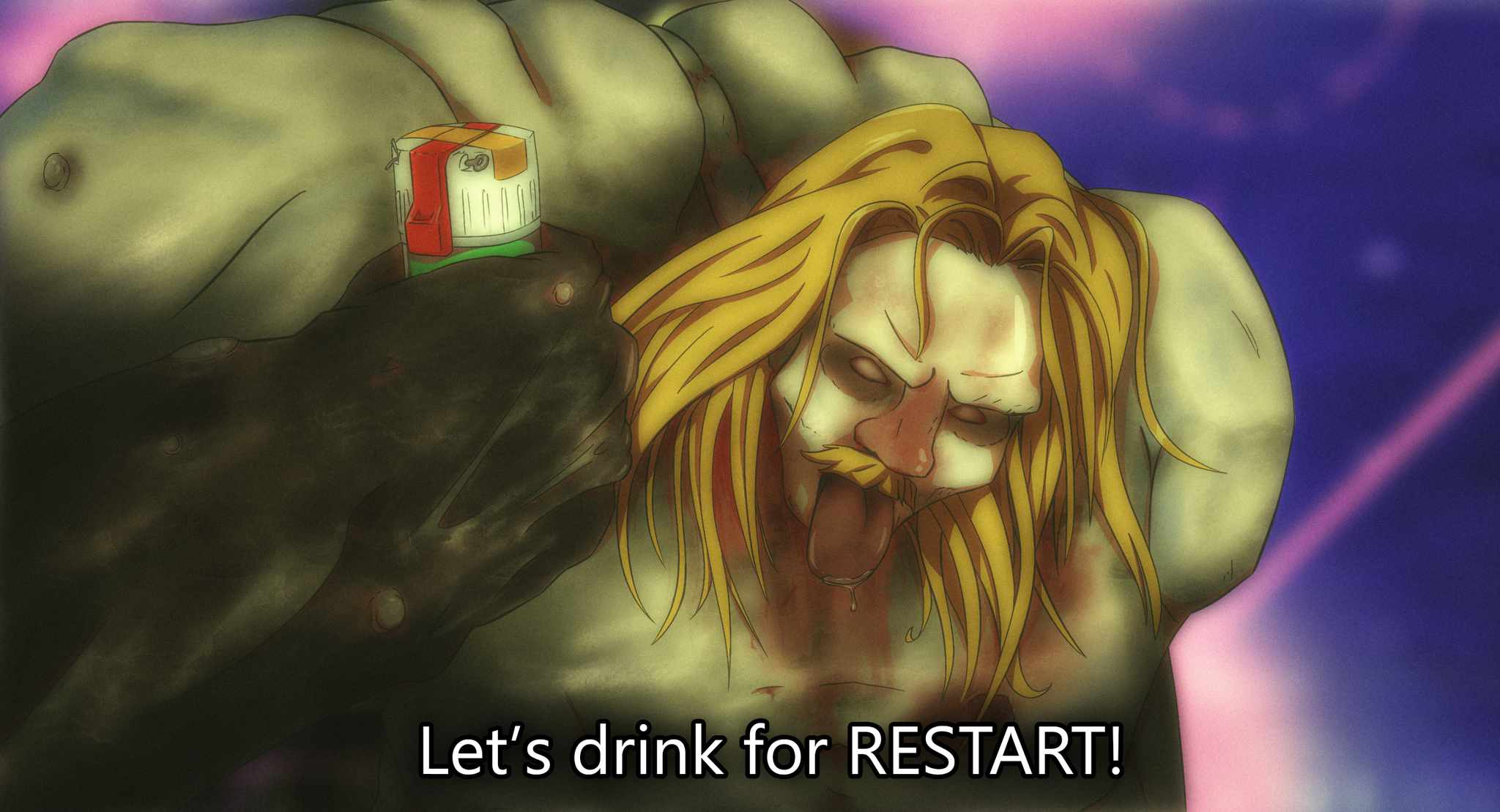 Let's drink for restart! - My, Left 4 Dead 2, Art, Ahriman, Humor, Igor Nikolaev