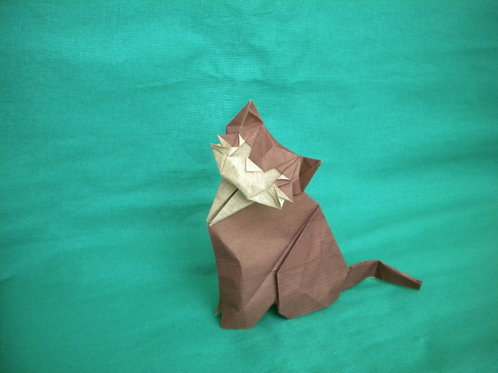 Origami cats 2017-2019 - My, Origami, Paper, cat, Longpost