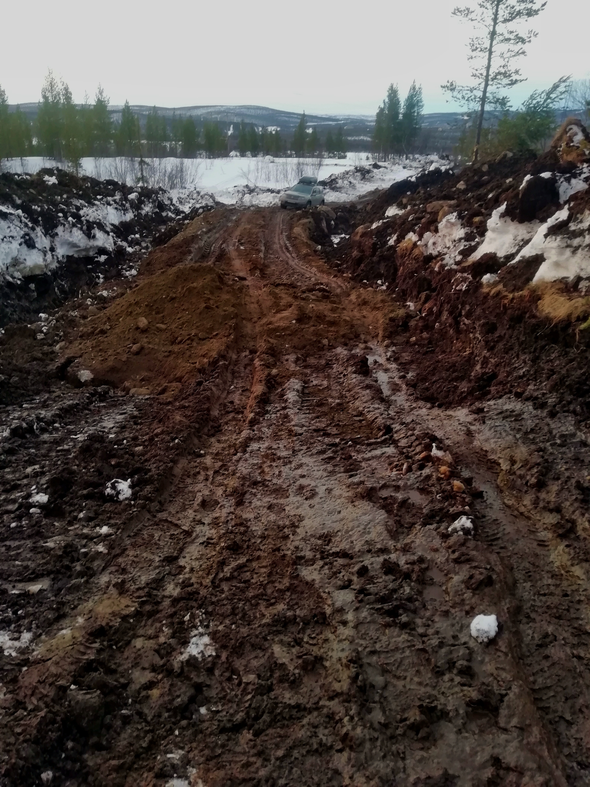 We found dirt! Road reconnaissance along power lines. PerekatiKolsky, Duster, L200, 4x4, Offroad, Murmansk - My, Renault Duster, Mitsubishi, Offroad, 4x4, Murmansk, Kola Peninsula, Dirt, Route, Video, Longpost