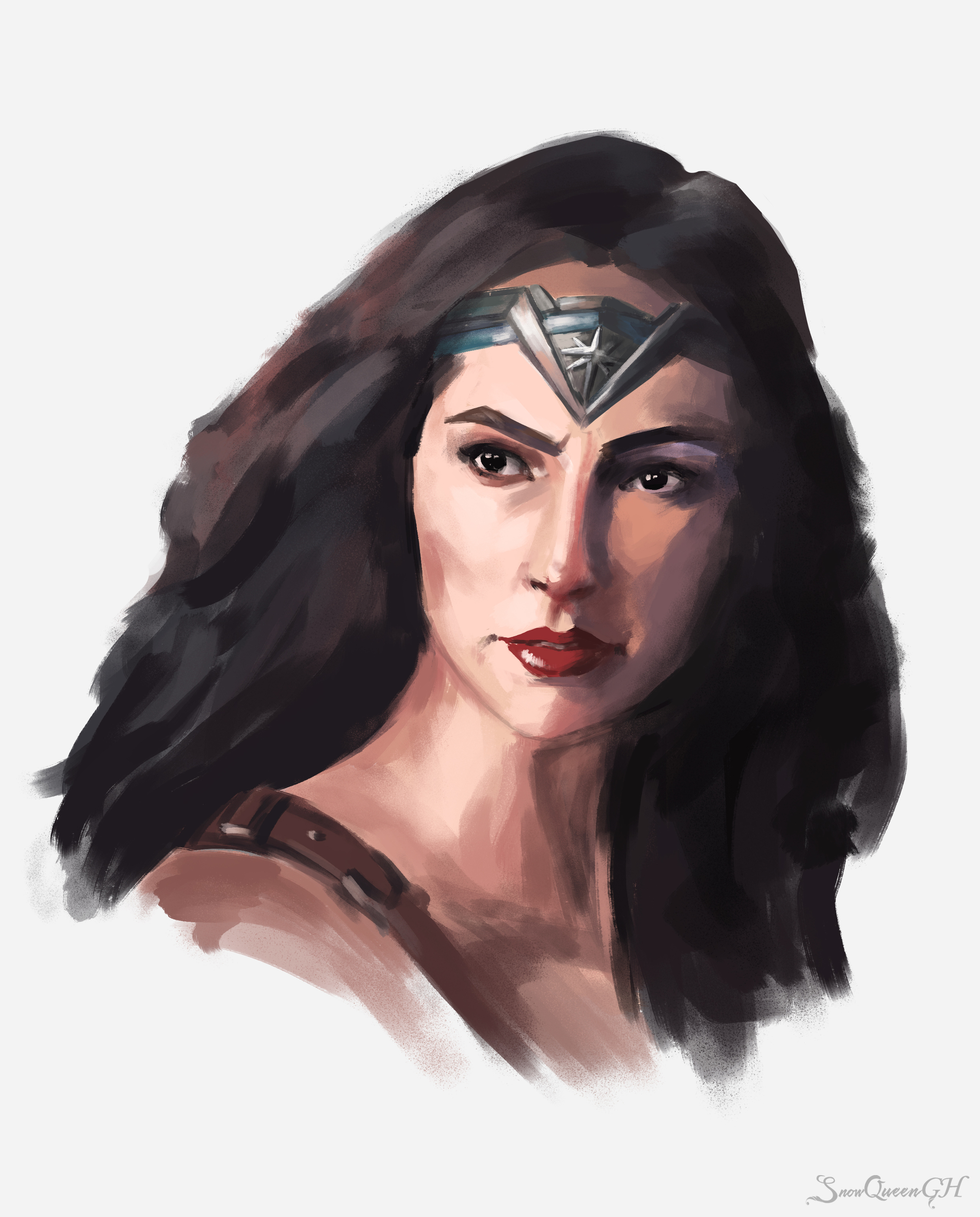 SixFanarts - My, Art, Fan art, Sketch, Wonder Woman, Buttercup, Borderlands 3, Longpost, Sixfanarts