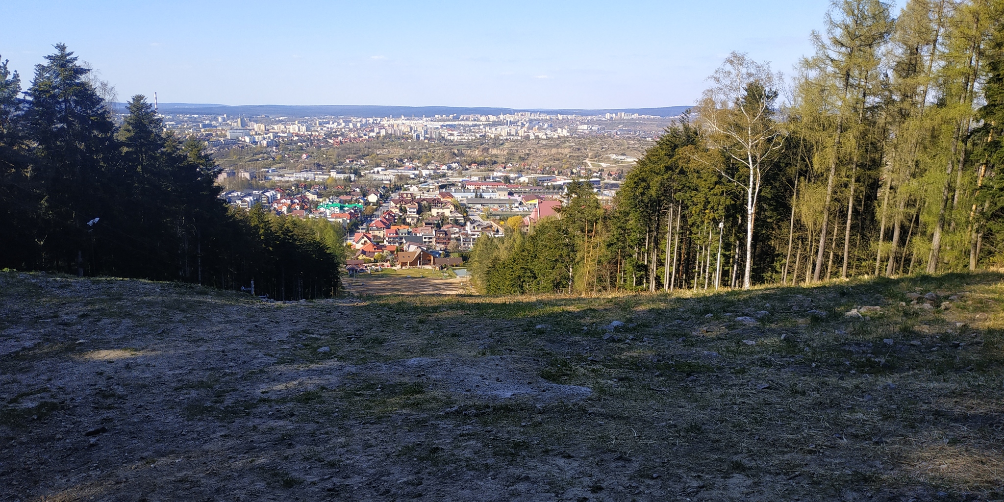 Mount Telegraph - My, Forest, Nature, Ski slope, Poland, Longpost