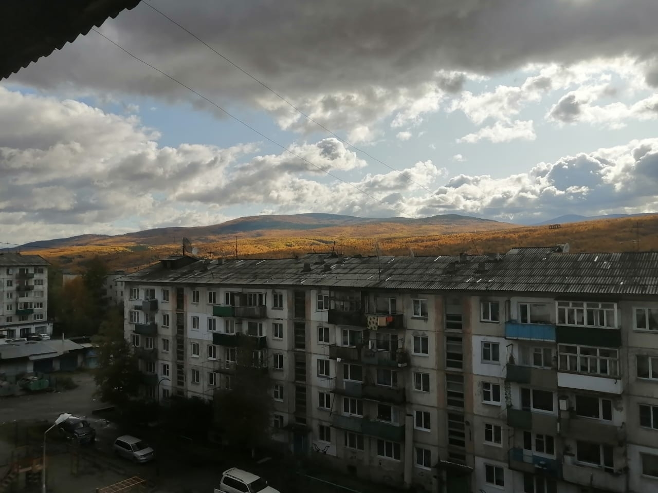 Contrasts of Eastern Siberia - Landscape, Siberia, Panel house, Russia