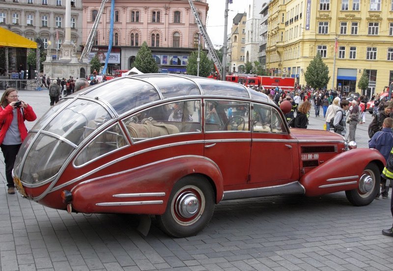 Horch 853 Brno-Komin: firefighter sports cabriolet - Horch, Audi, Conversion, Fire engine, Story, Longpost