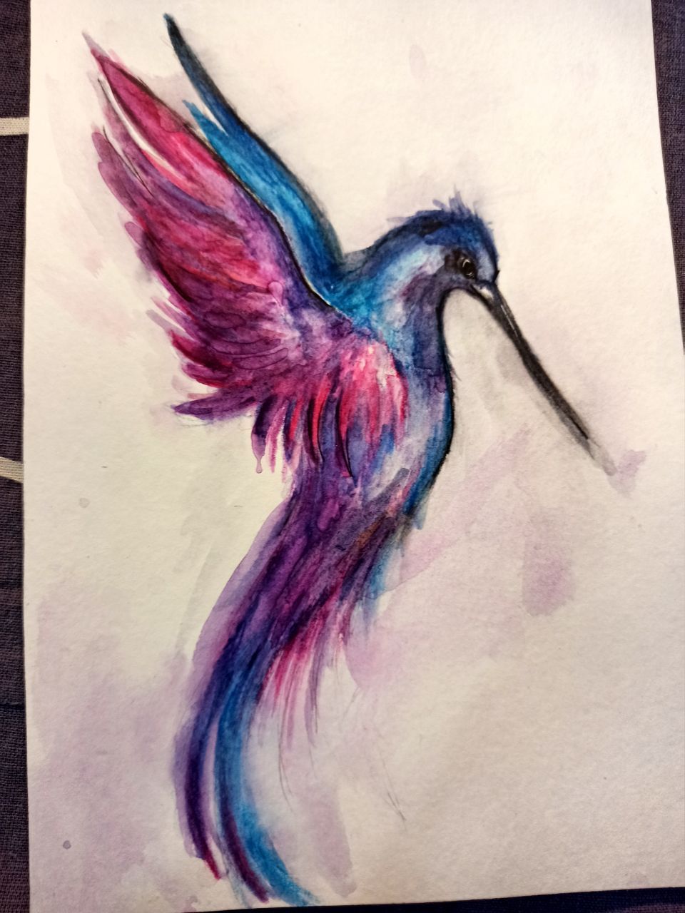 Watercolor (and not only) birds - Watercolor, Art, Birds, Author's story, Marker, Longpost