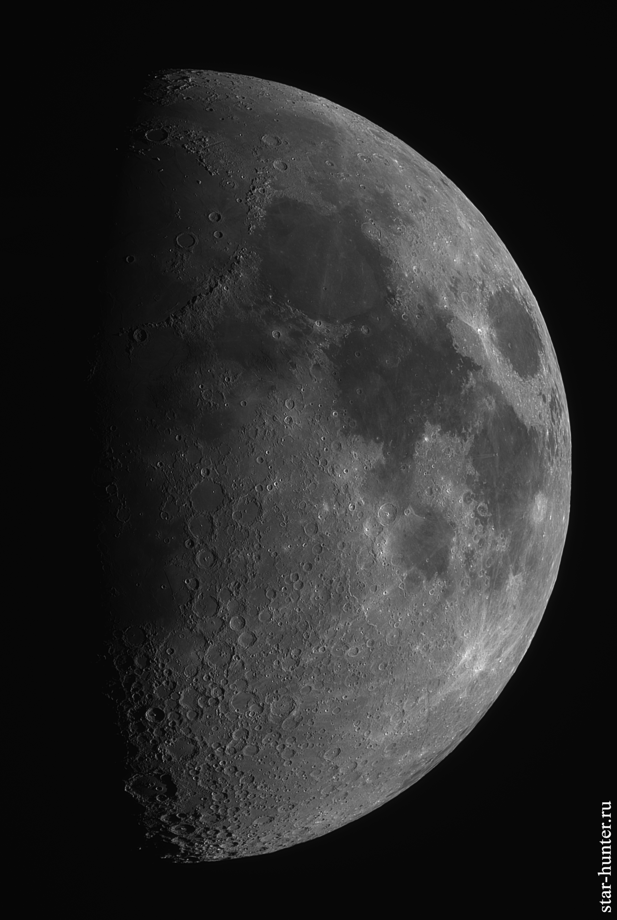 Moon, May 1, 2020, 21:00 - My, moon, Astrophoto, Astronomy, Space, Starhunter, Anapa, Anapadvor