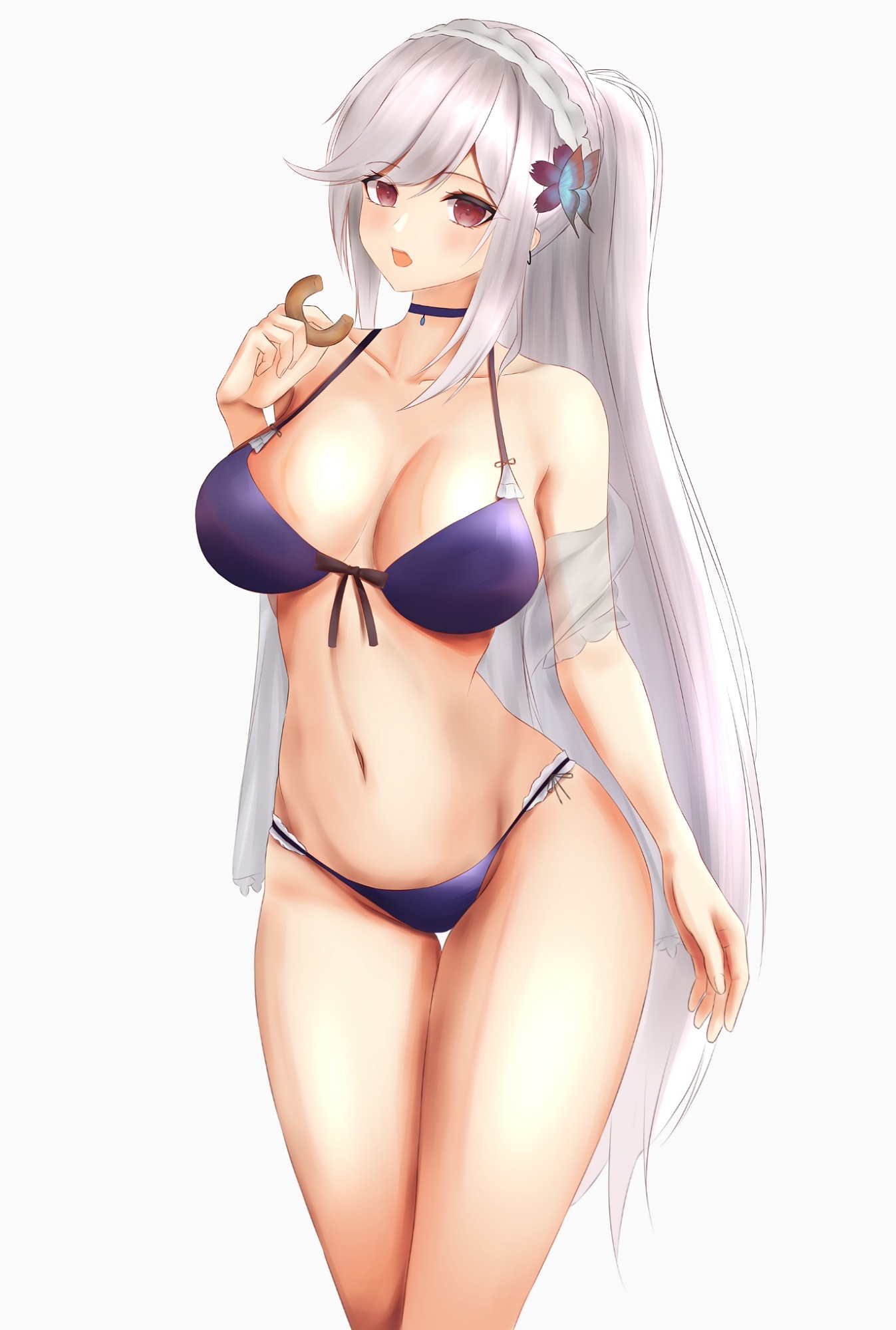 Dunkerque - NSFW, Аниме, Anime Art, Azur Lane, Dunkerque, Купальник, Грудь