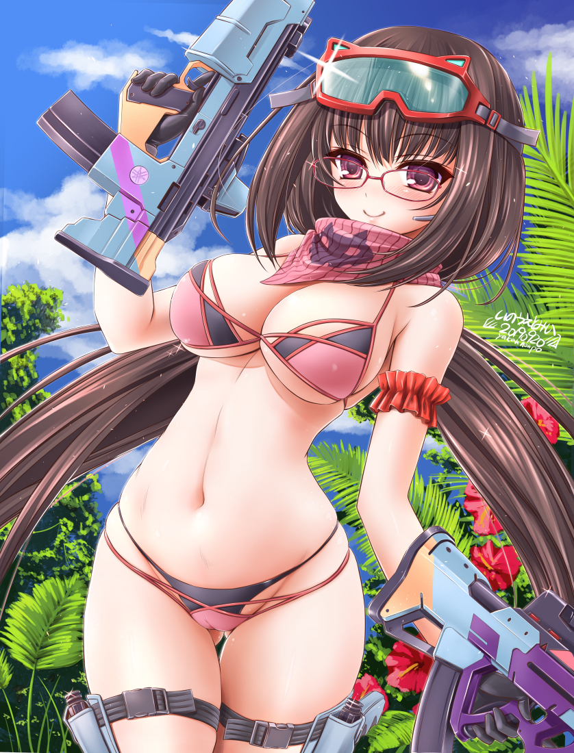 Osakabe-Hime - NSFW, Anime, Anime art, Fate, Fate grand order, Osakabe Hime, Swimsuit, Breast