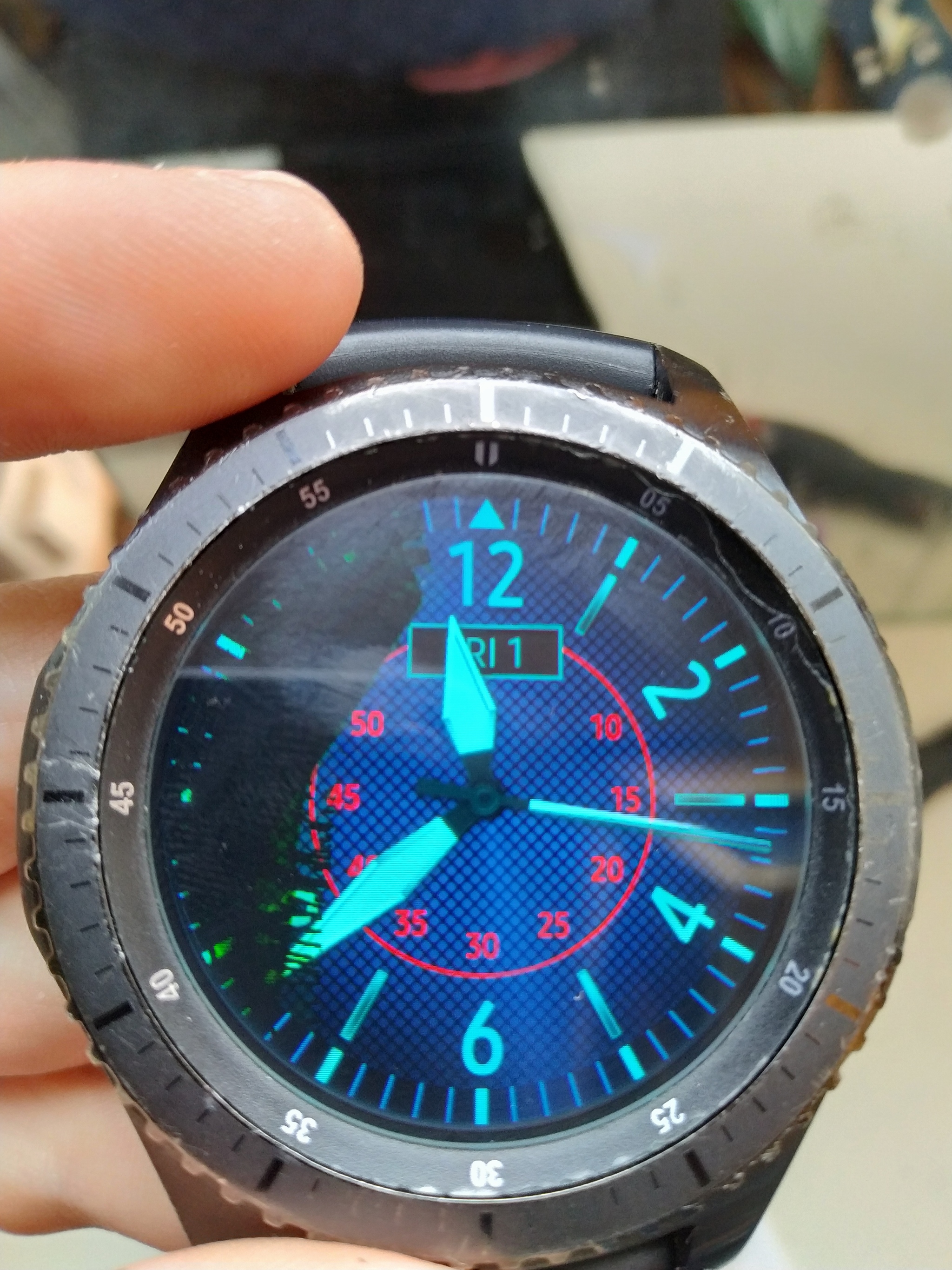 I broke the Amoled on my watch - Samsung, Clock, Smart watch, Amoled, Longpost