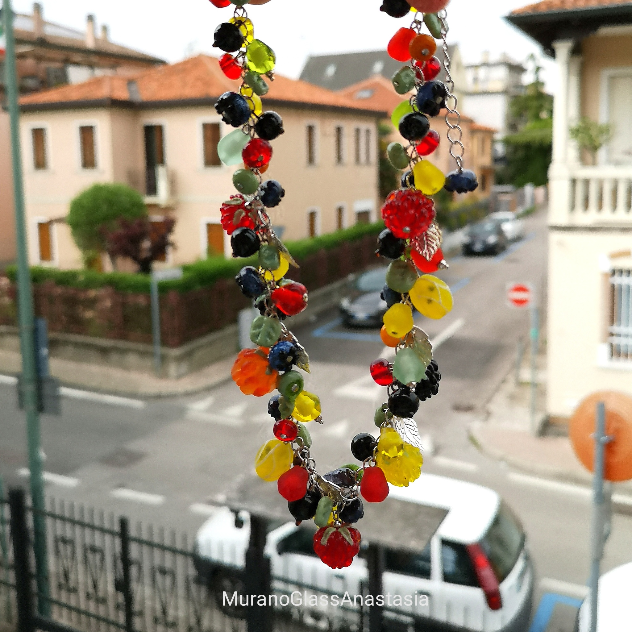 Berries, lots of berries - My, Handmade, Glass, Decoration, Longpost, Needlework without process