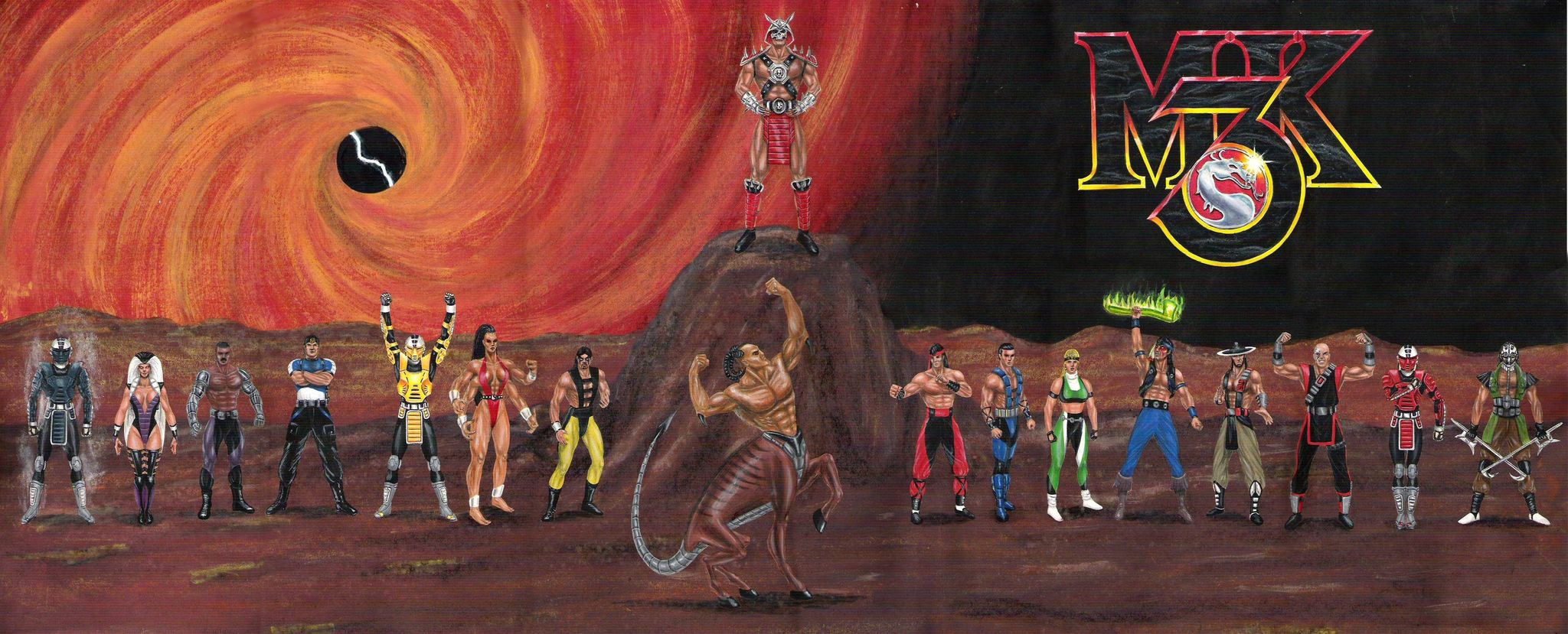 Mortal Kombat - Mortal kombat 3, Characters (edit), Art, Games