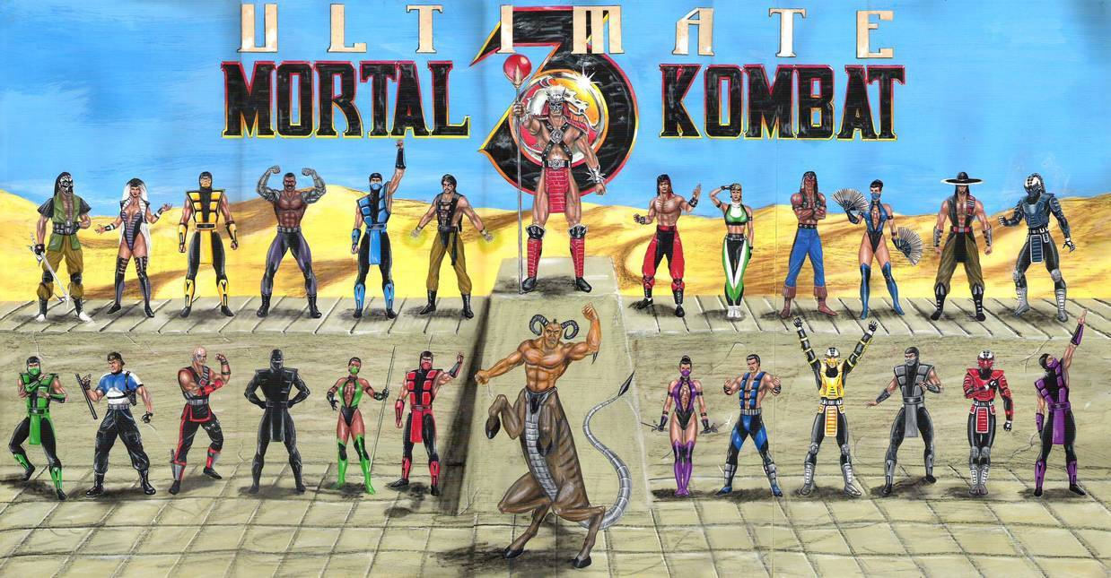 Mortal Kombat - Mortal kombat 3, Characters (edit), Art, Games