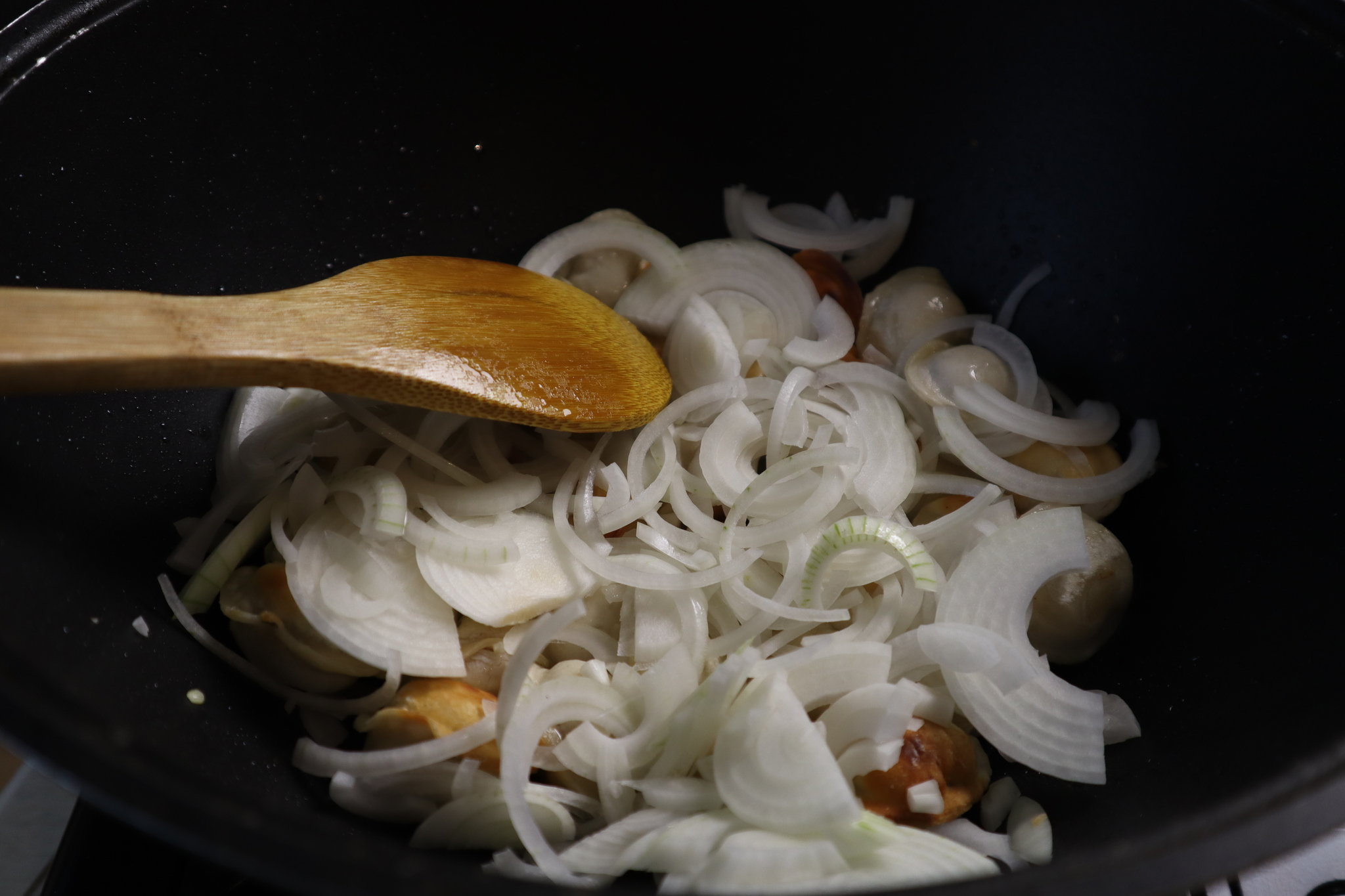 Fried dumplings with cheese, onion and garlic - My, Dumplings, Video recipe, Video, Recipe, Longpost, Cooking