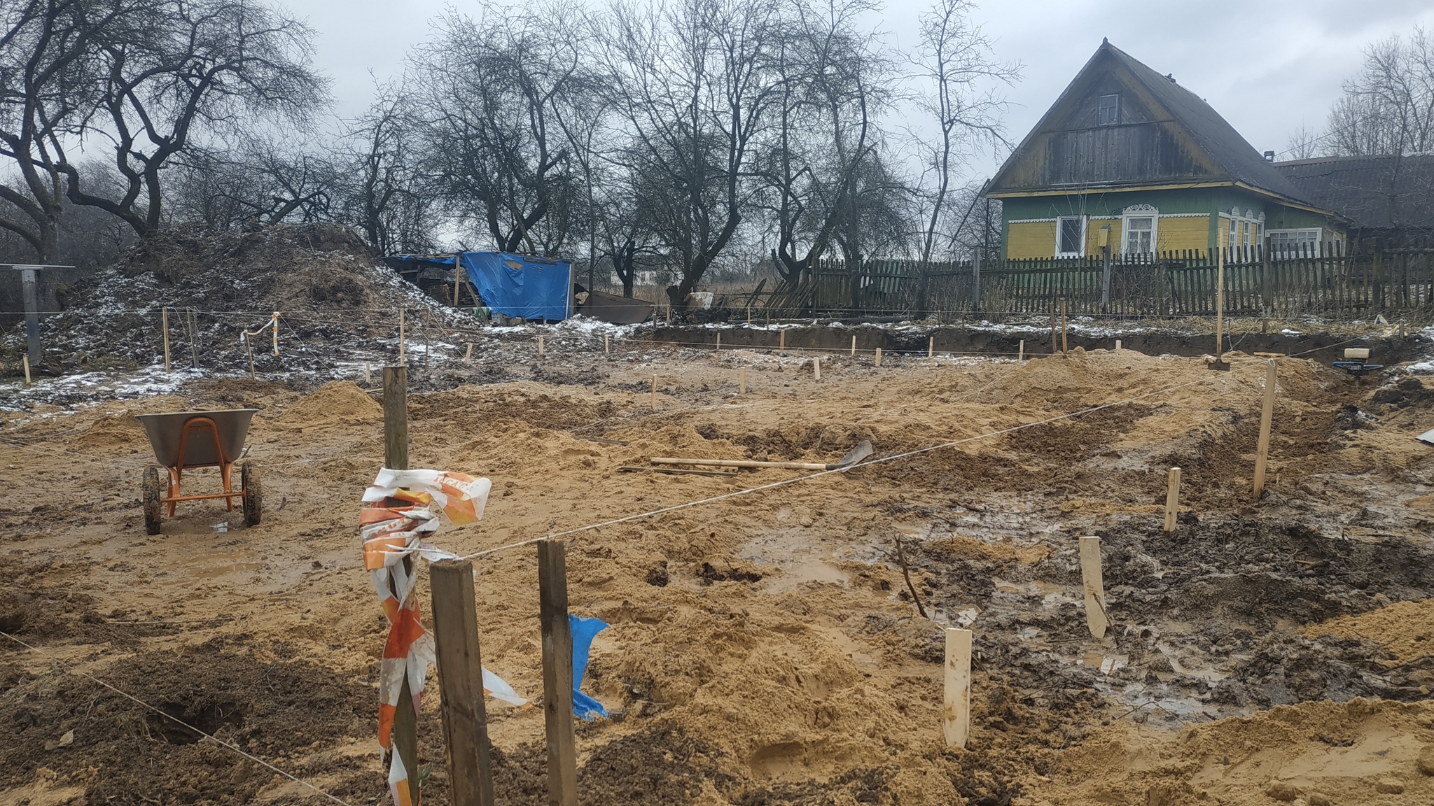 How I build a house. Part 4. Site preparation and foundation - My, Building, Construction, Republic of Belarus, Longpost