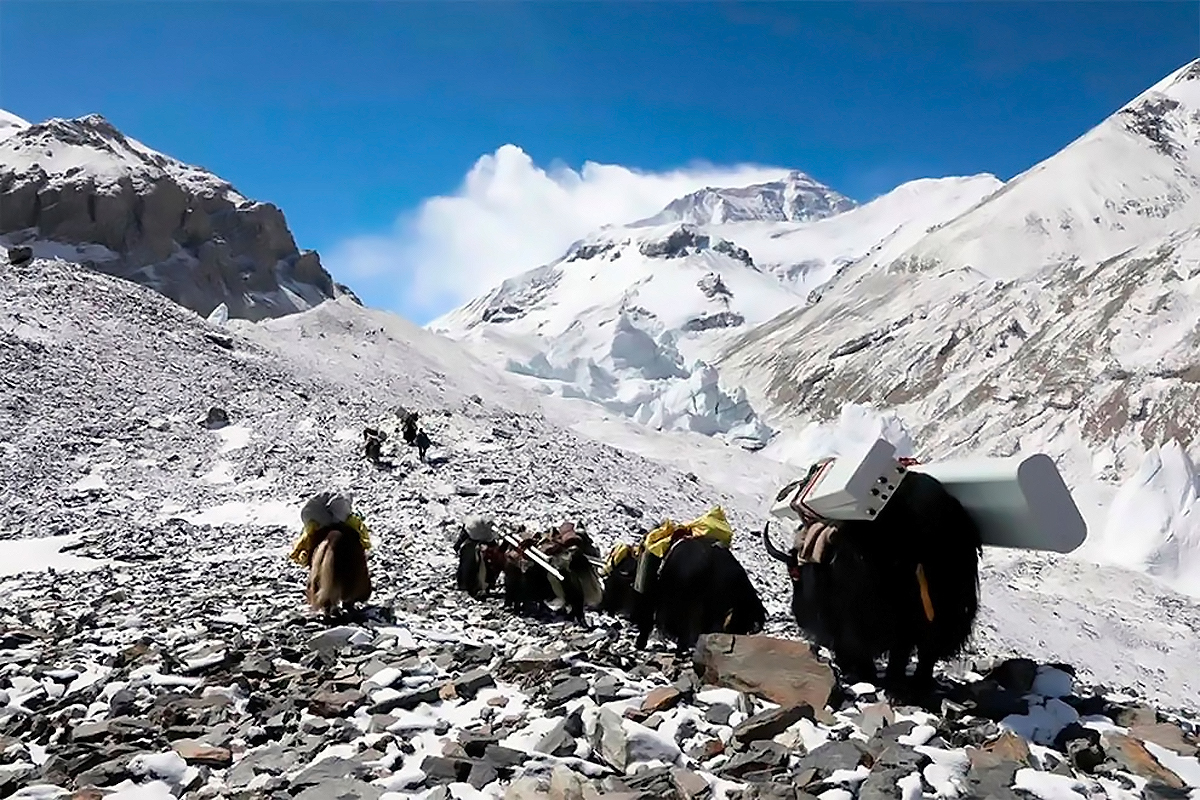 I want to know everything #672. What it looks like to install 5G communication towers on Everest - Want to know everything, Everest, Chinese, 5g, cellular, Longpost