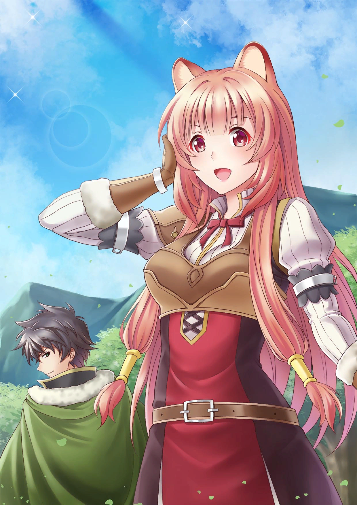 Shield hero - Tate no Yuusha no Nariagari, Raphtalia, Naofumi, Animal ears, Anime art, Anime