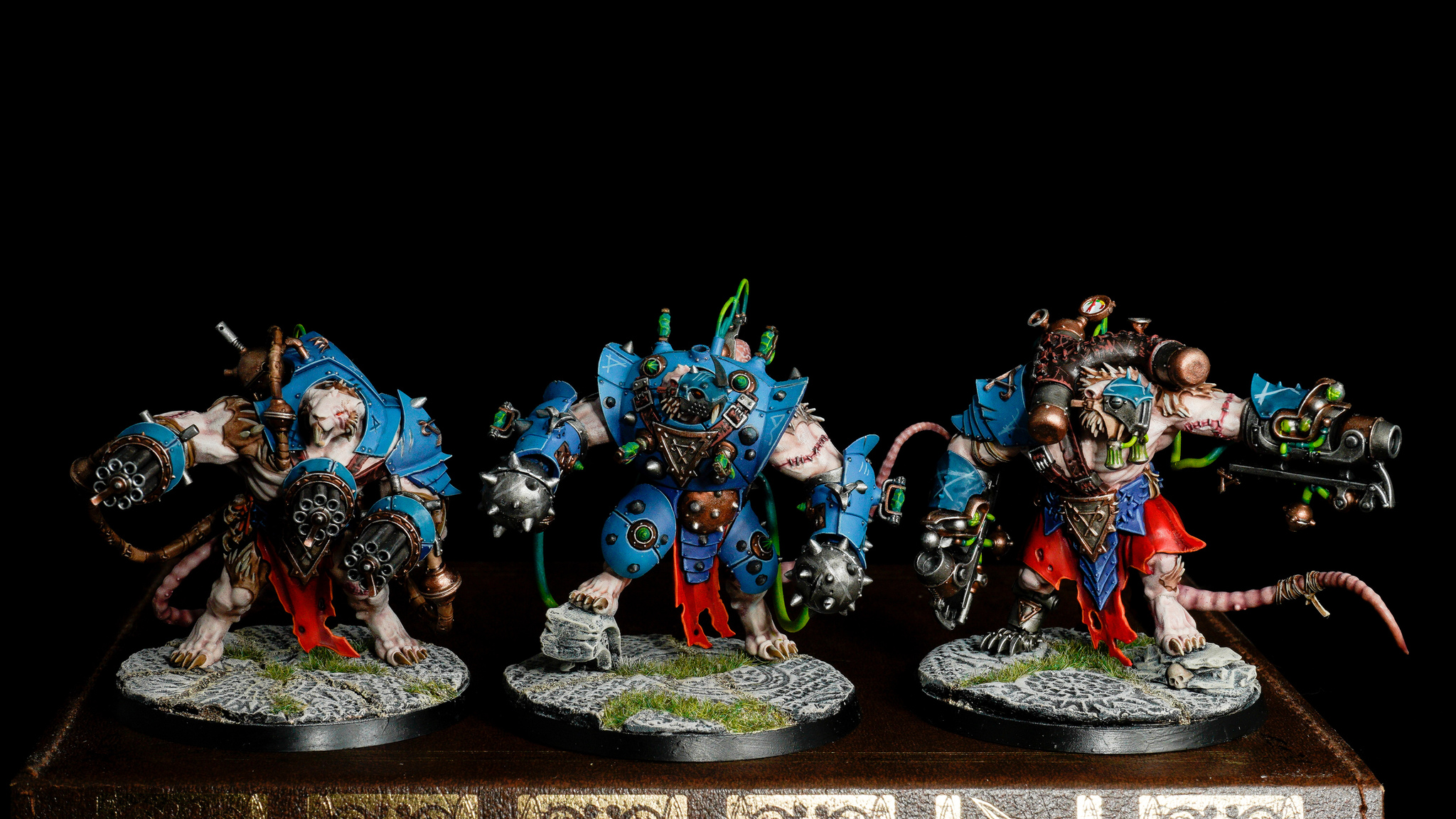 Stormfiends - My, Warhammer: age of sigmar, Warhammer, Mouse, Chaos, Skaven, Painting miniatures, Longpost