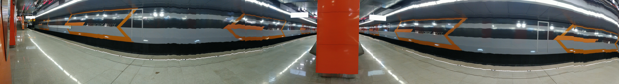 Panoramas of the empty subway - My, Metro, Insulation, Coronavirus, Solntsevo, Borovskoe shosse, Self-isolation