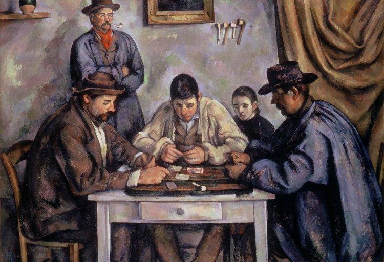 Paul Cezanne. Card players. Insulation. Lots of pictures - My, Paul Cezanne, Painting, Impressionism, Painting, Card game, Longpost