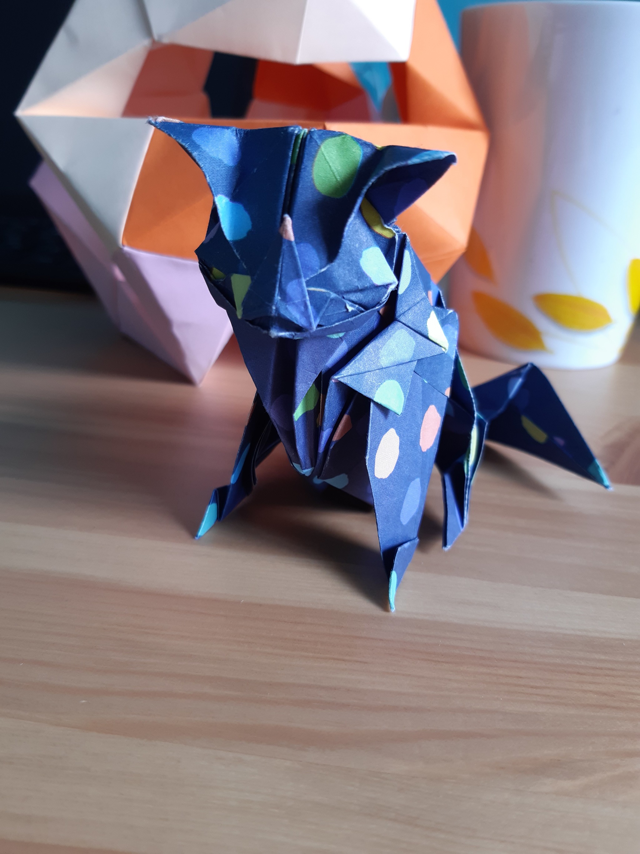 Origami Cat (Kyohei Katsuta) - Оригами, Кот, Видео, Длиннопост