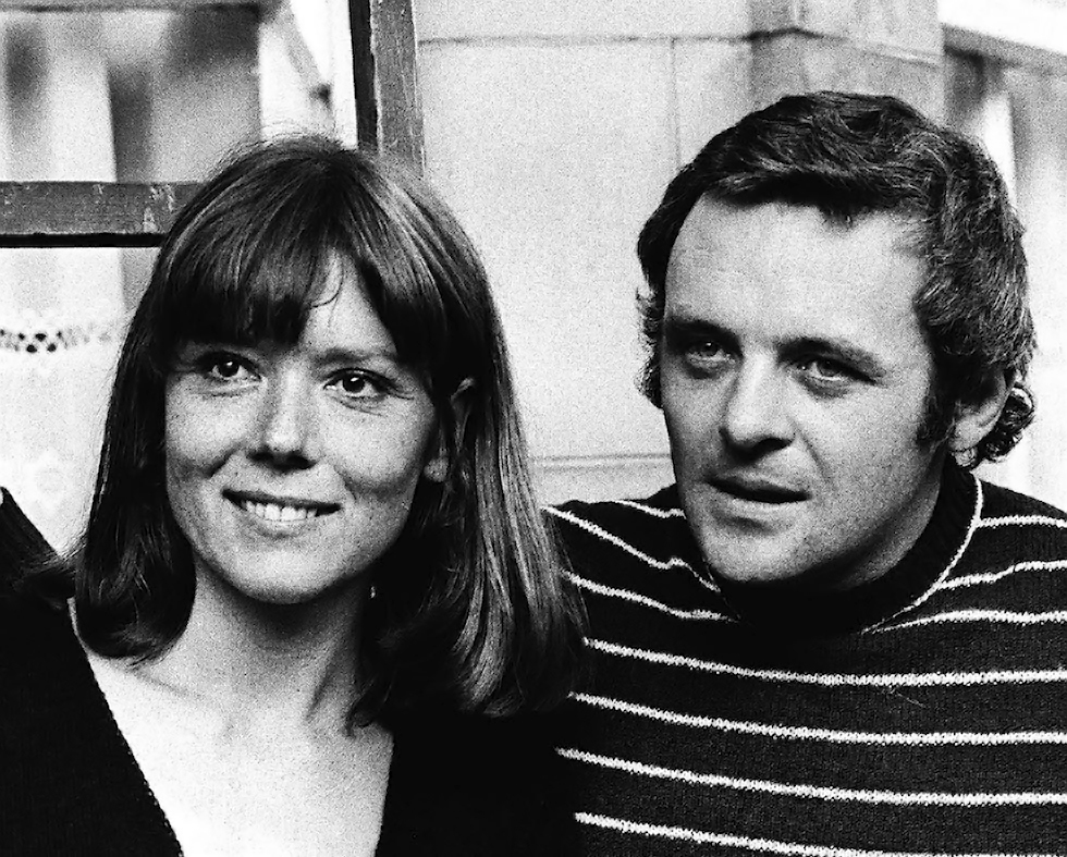 Anthony Hopkins and Diana Rigg, 1972 - Anthony Hopkins, Youth, Longpost, Old photo