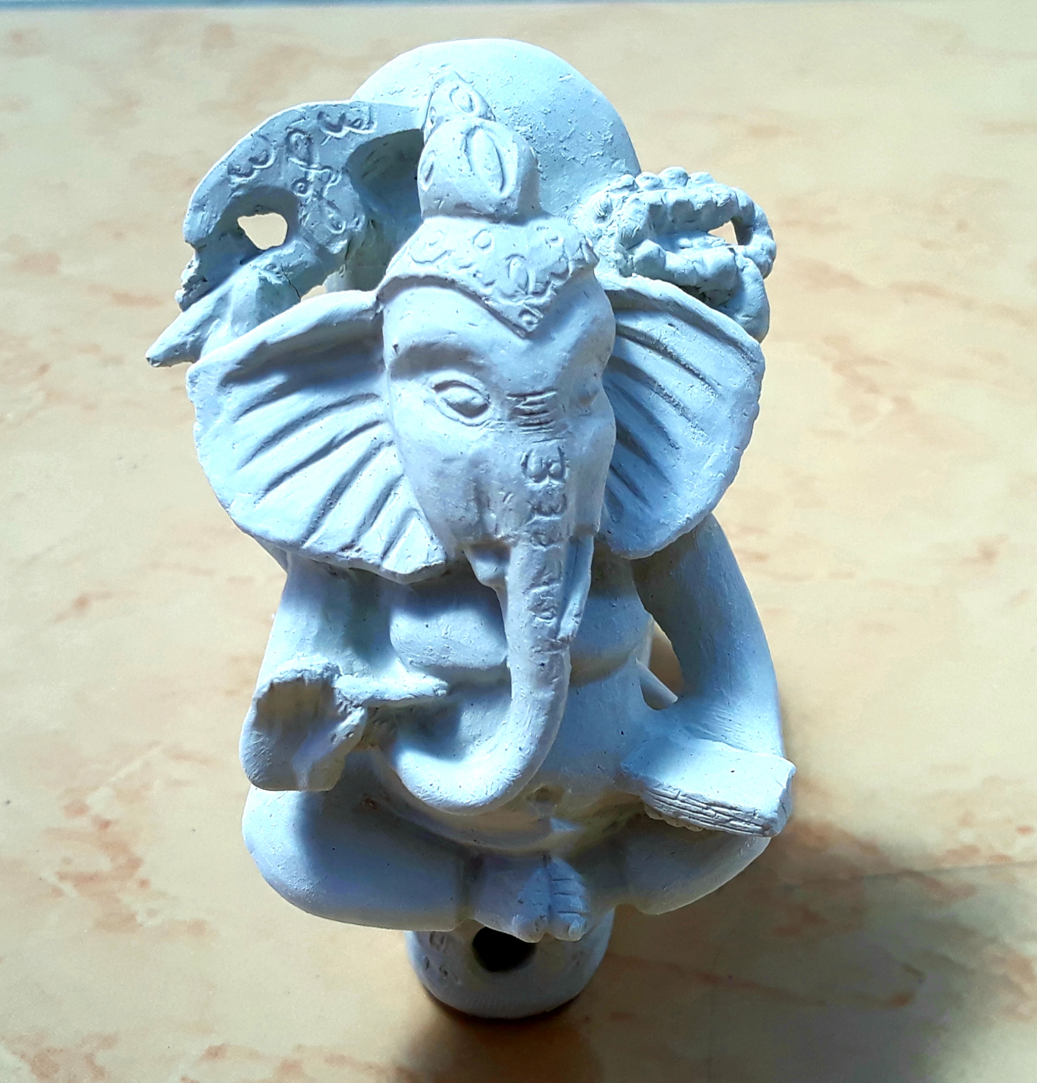 Clay pipes. Indian Gods - My, Needlework without process, Ceramics, Smoking pipe, Ganesha, Lakshmi, Hanuman, Longpost, Needlework