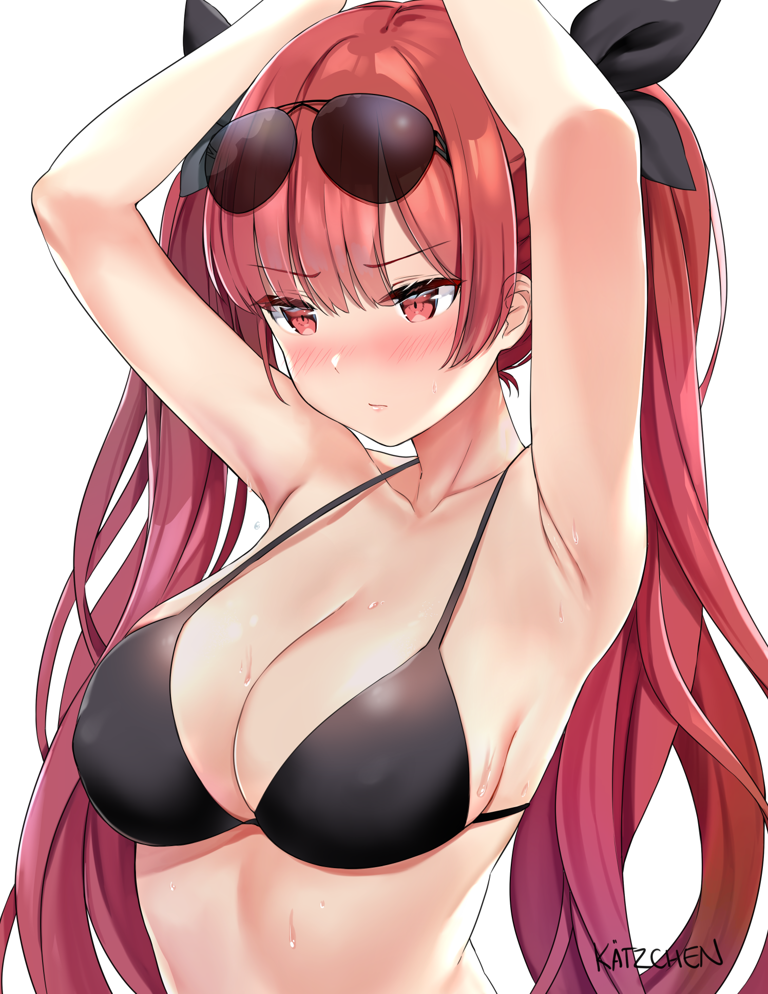 Honolulu - NSFW, Anime art, Art, Erotic, Honolulu, Breast, Swimsuit, Azur lane