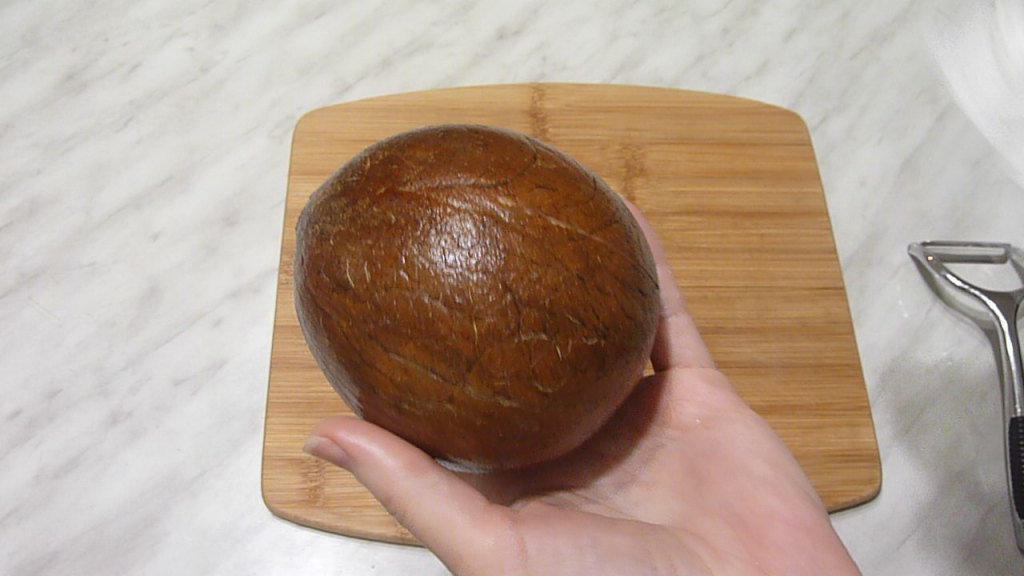 How to peel a coconut - My, Coconut, Video recipe, Recipe, Coconut chips, Video, Longpost