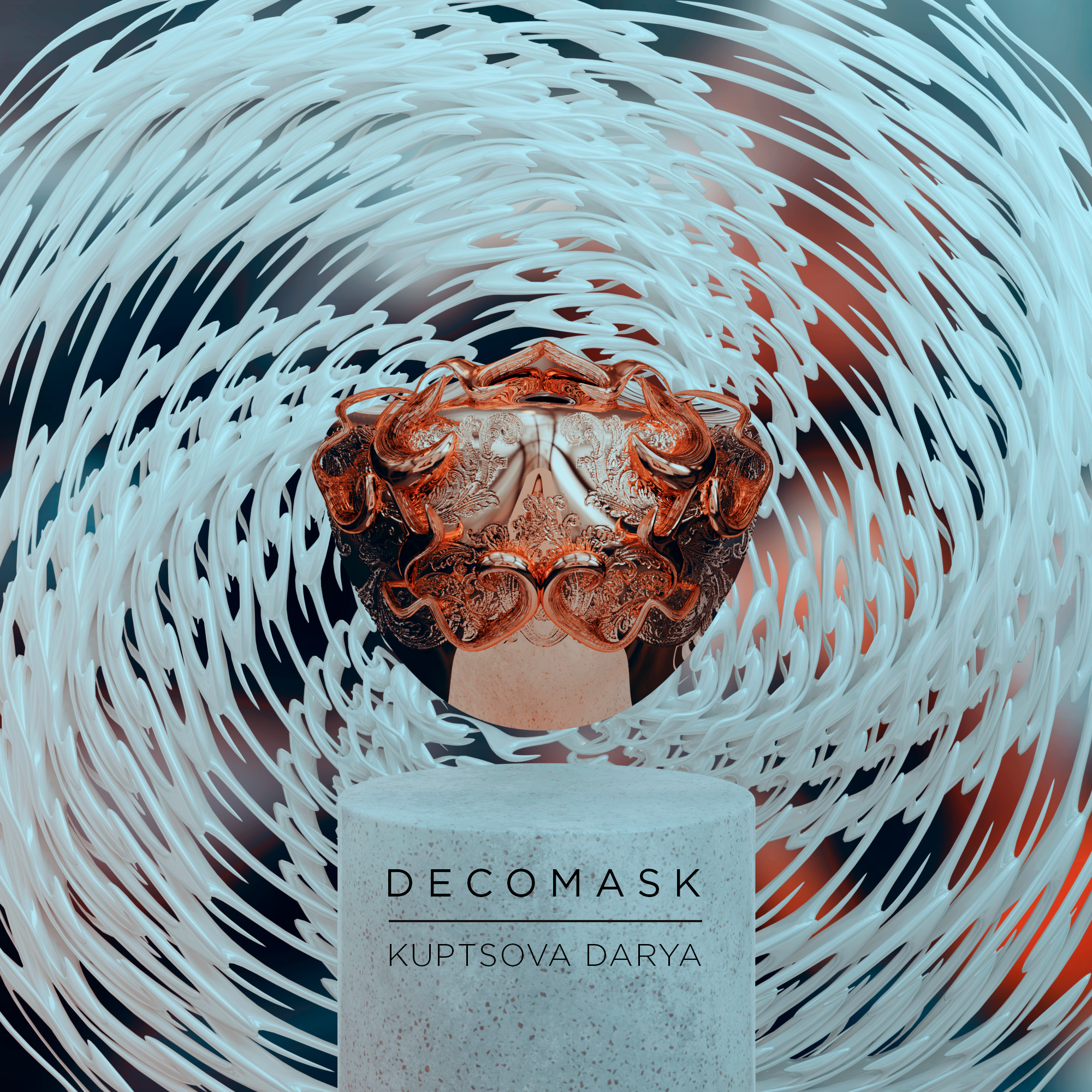 Decomask - My, Mask, 3D, Design, Decoration, Cg Graphics, Computer graphics, Longpost