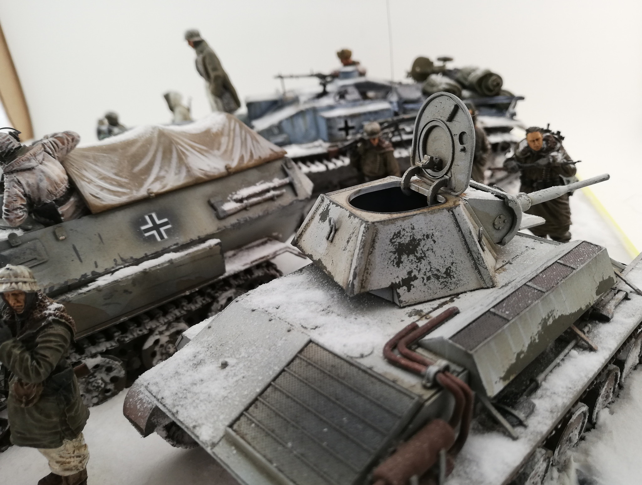 Diorama To Kharkov - My, Diorama, The Second World War, Longpost