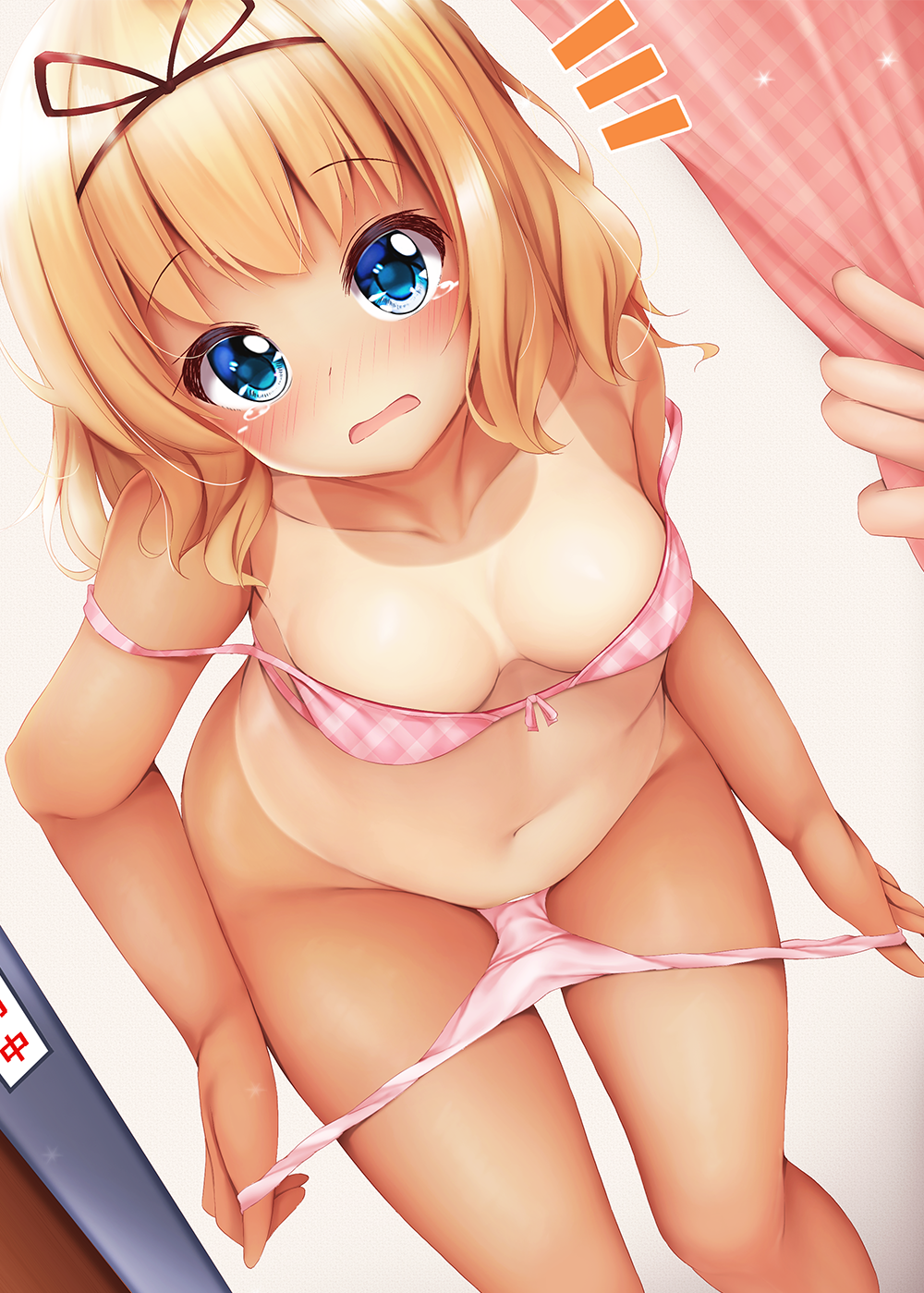 Kiniro Mosaic art's part 2 - NSFW, Kin-Iro mosaic, Аниме, Anime Art, Нижнее белье, Купальник, Animal Ears, Попа, Грудь, Длиннопост