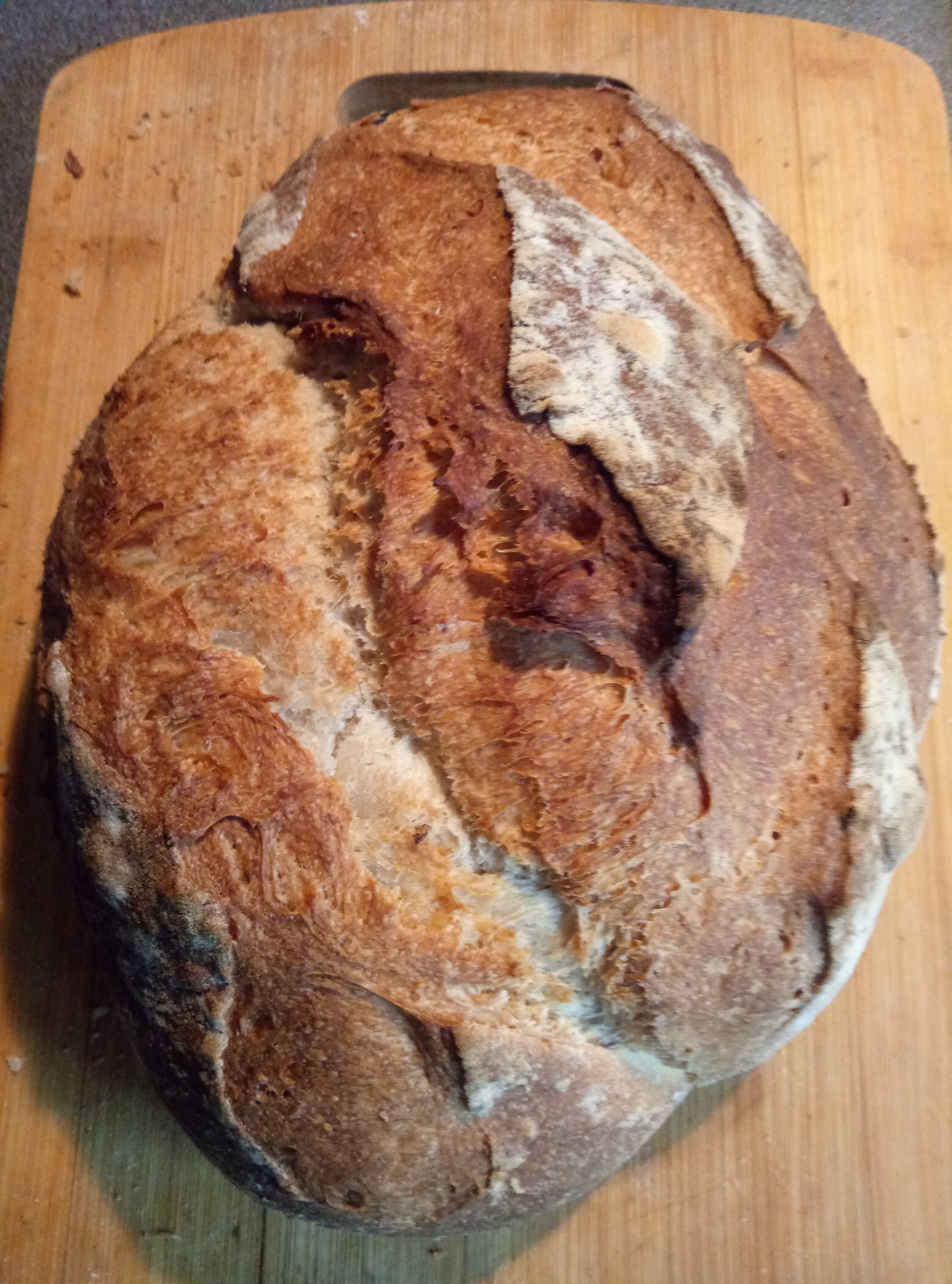 Peasant bread - My, Bread, Cooking, Longpost, Recipe, Bakery products