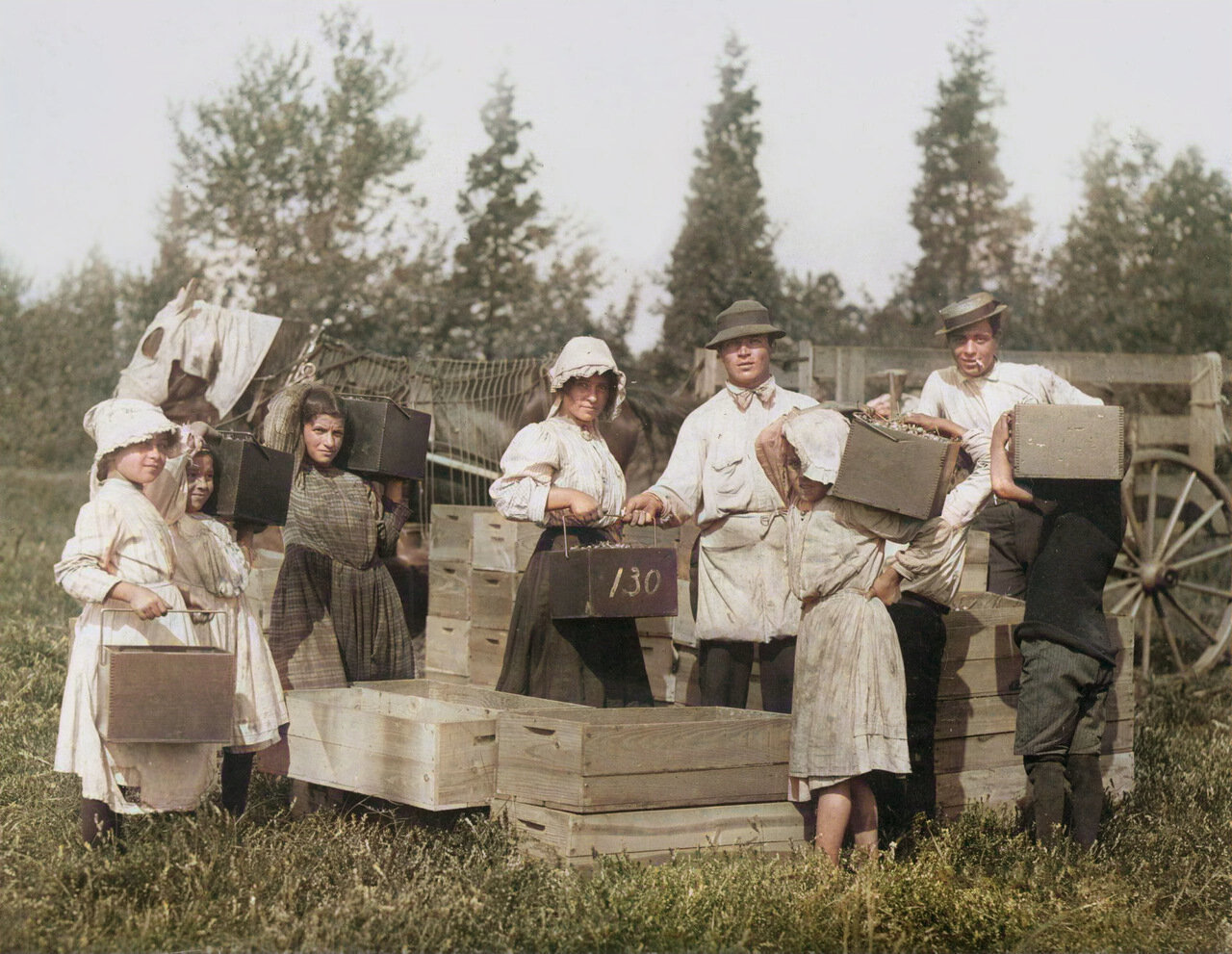 Child labor in America at the beginning of the twentieth century (colorization b/w photo) - Colorization, The photo, USA, Story, Capitalism, Exploitation, Child labour, Longpost