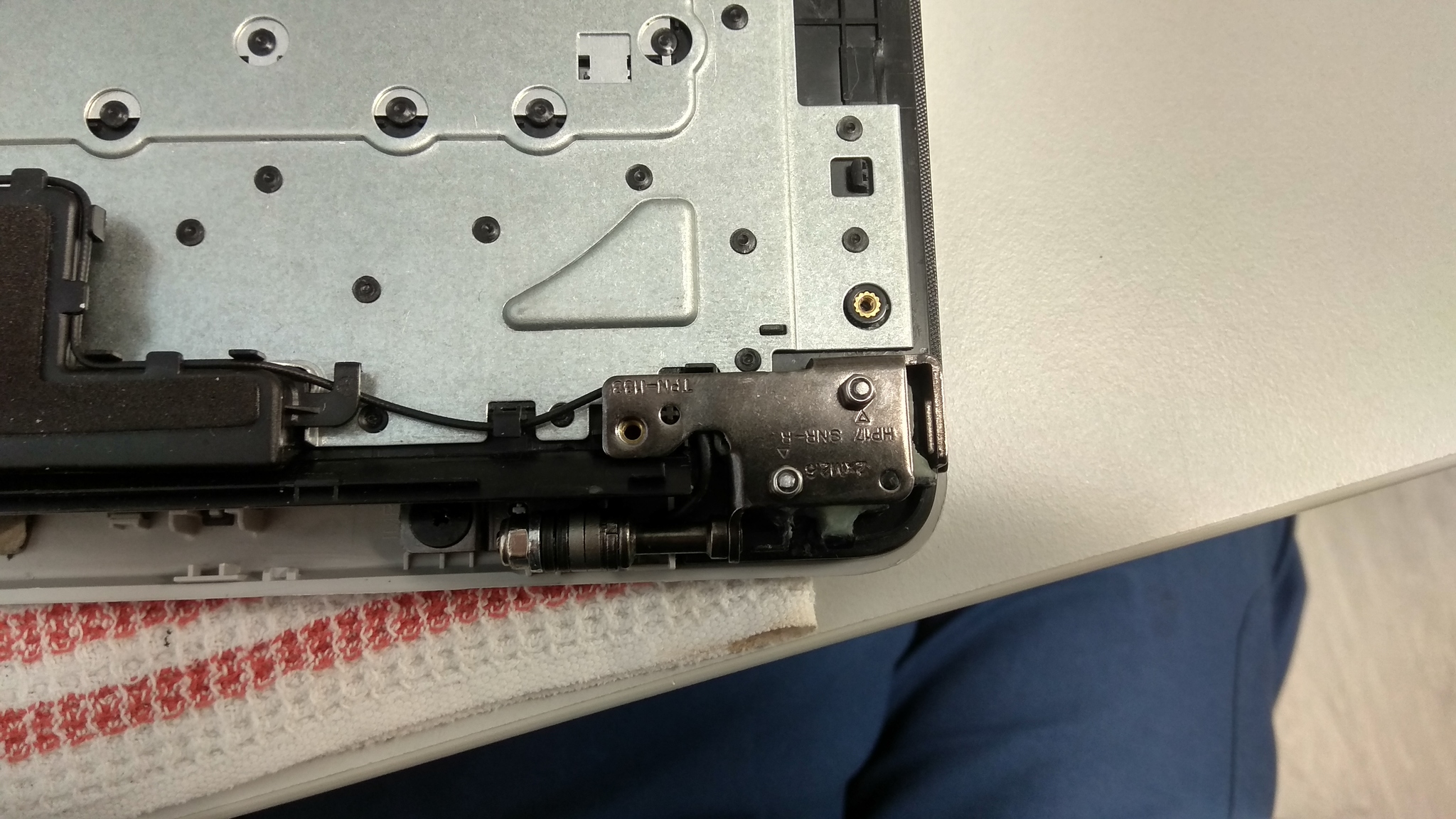 Laptop hinge repair - My, Repair, Notebook, A loop, Repair of hinges, Longpost