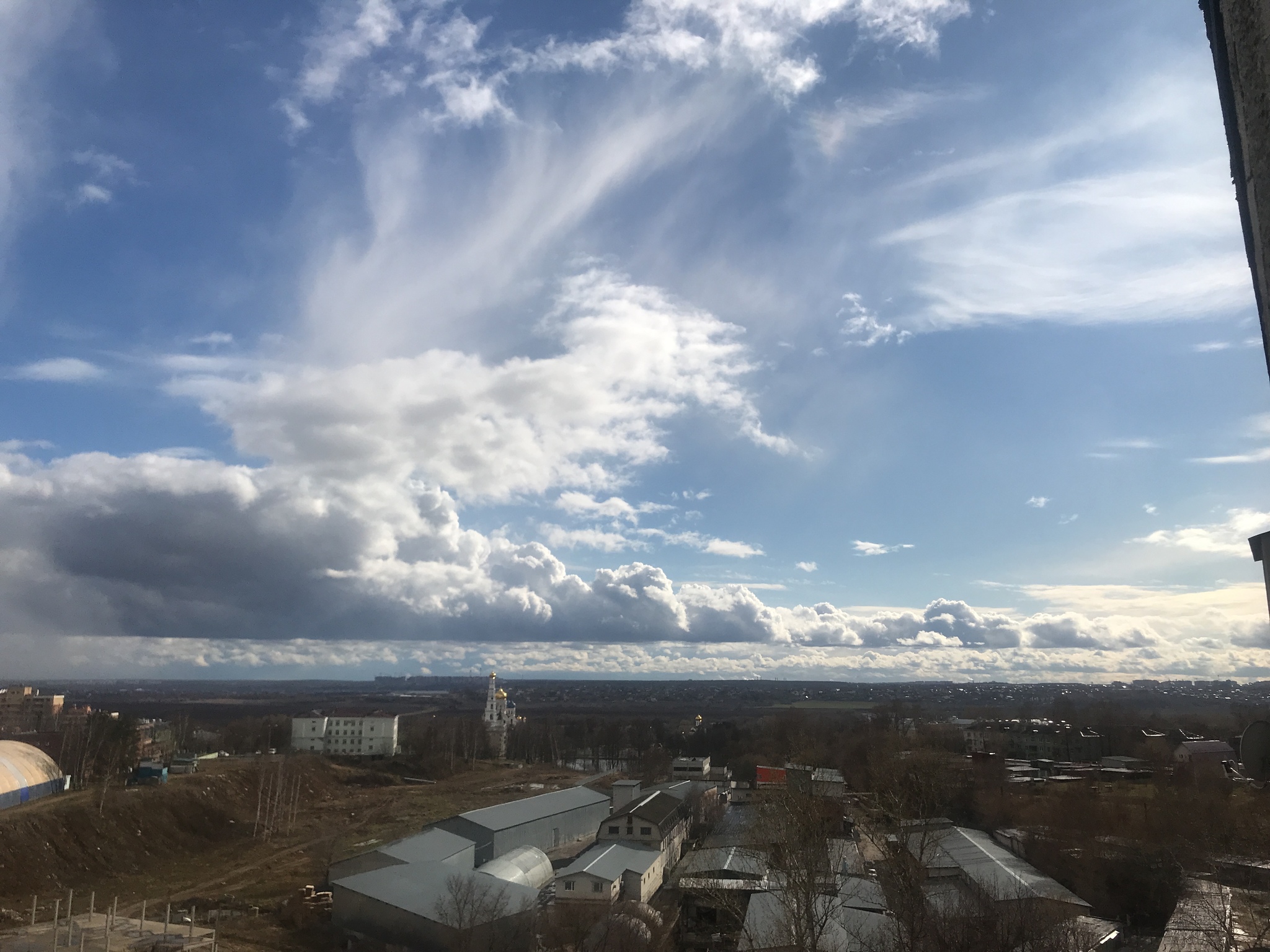 Today yesterday - My, Mobile photography, Rainbow, Weather, Sky, Longpost, Double Rainbow